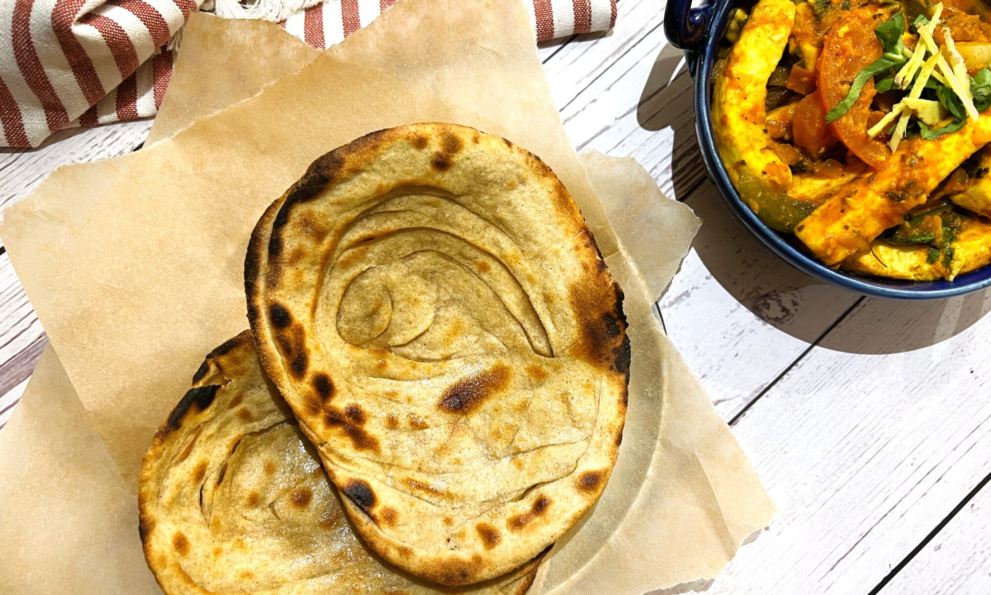 Lachha Paratha Recipe (Tandoori)