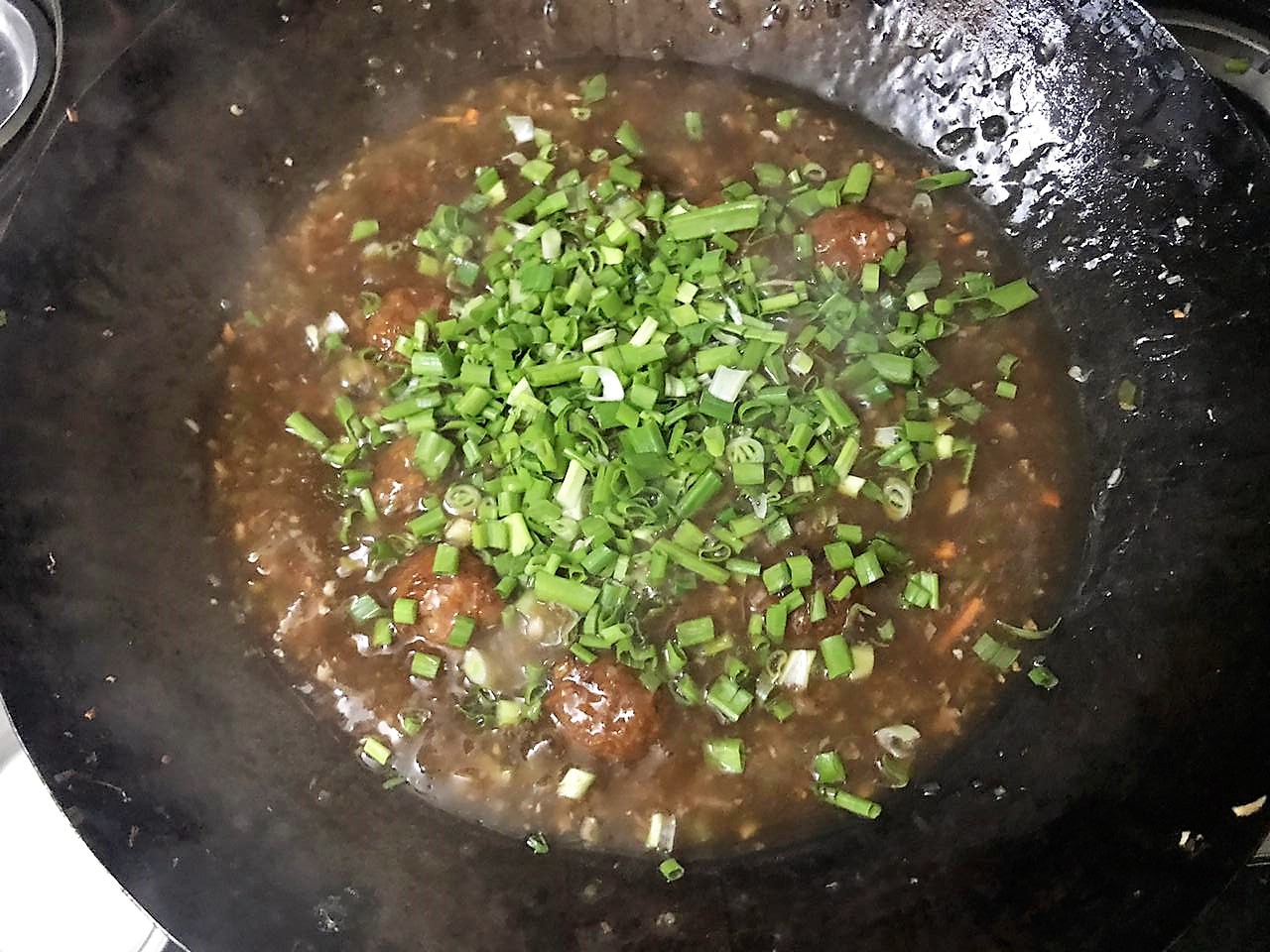 Vegetable Manchurian in Sauce Recipe