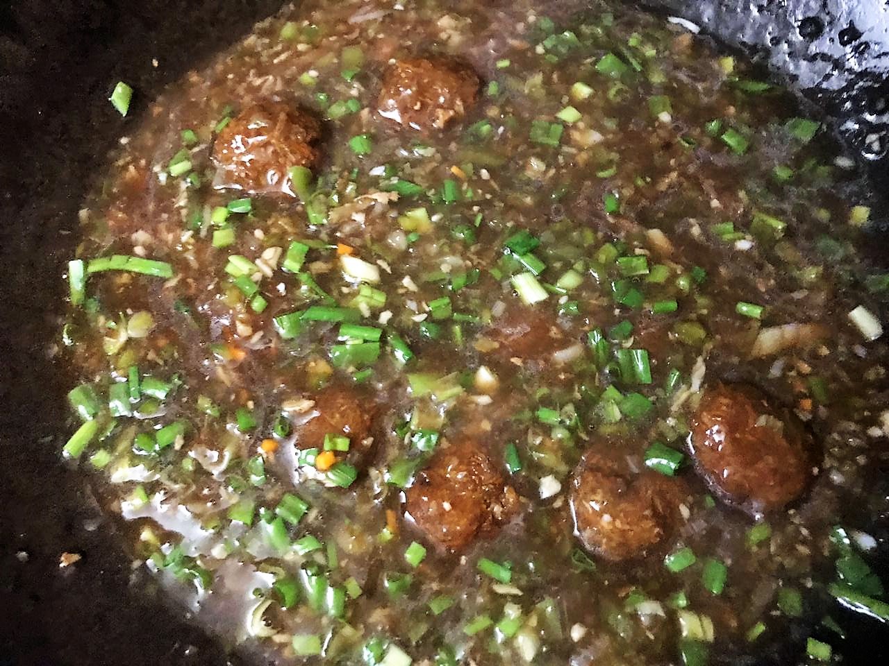 Vegetable Manchurian in Sauce Recipe