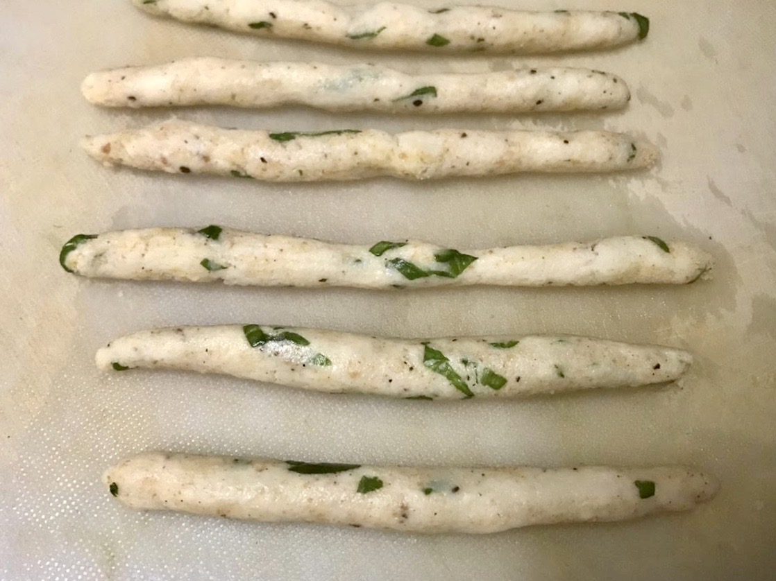 Semolina Spinach Fingers Recipe