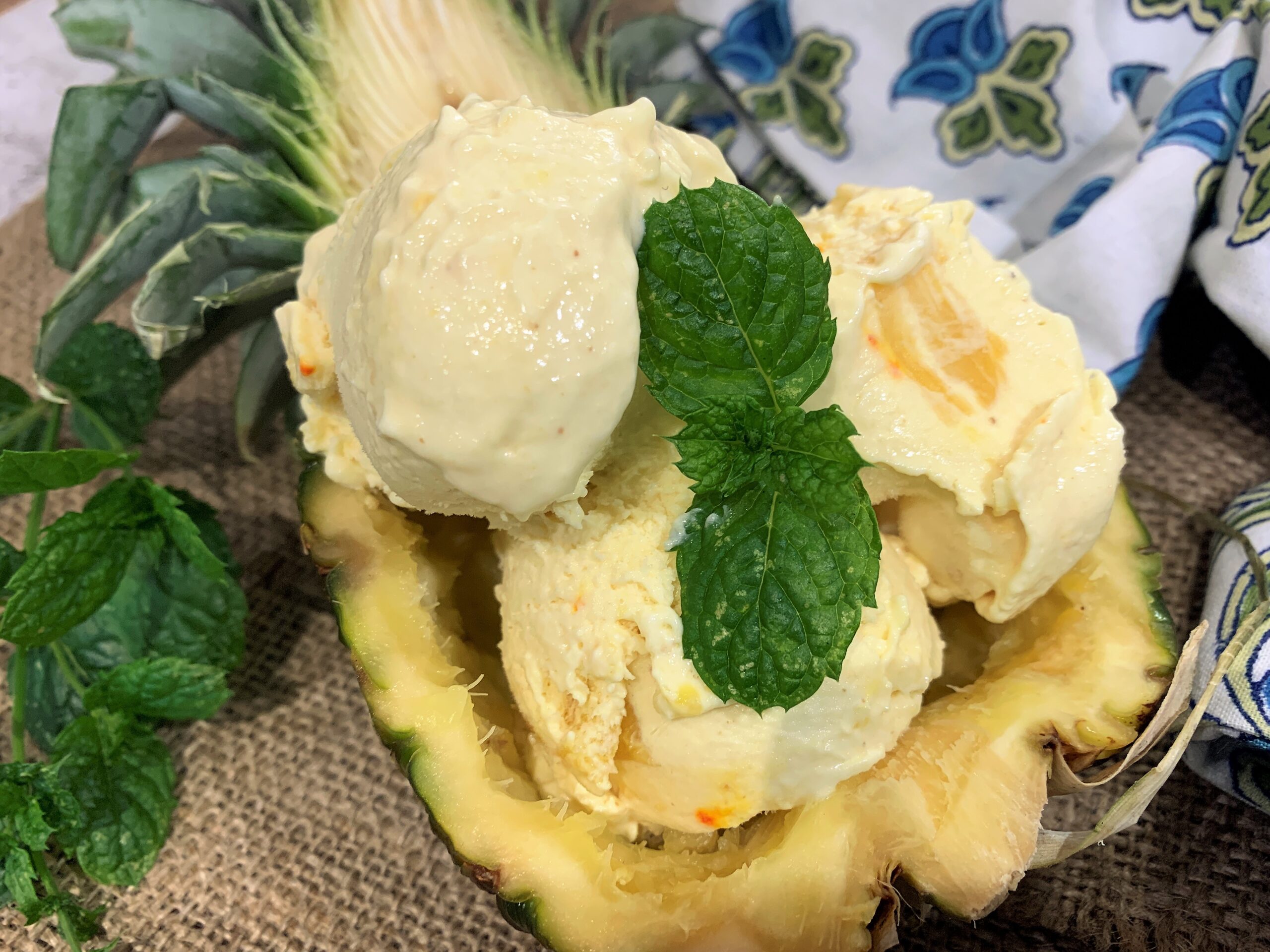 Pineapple Ice Cream Recipe