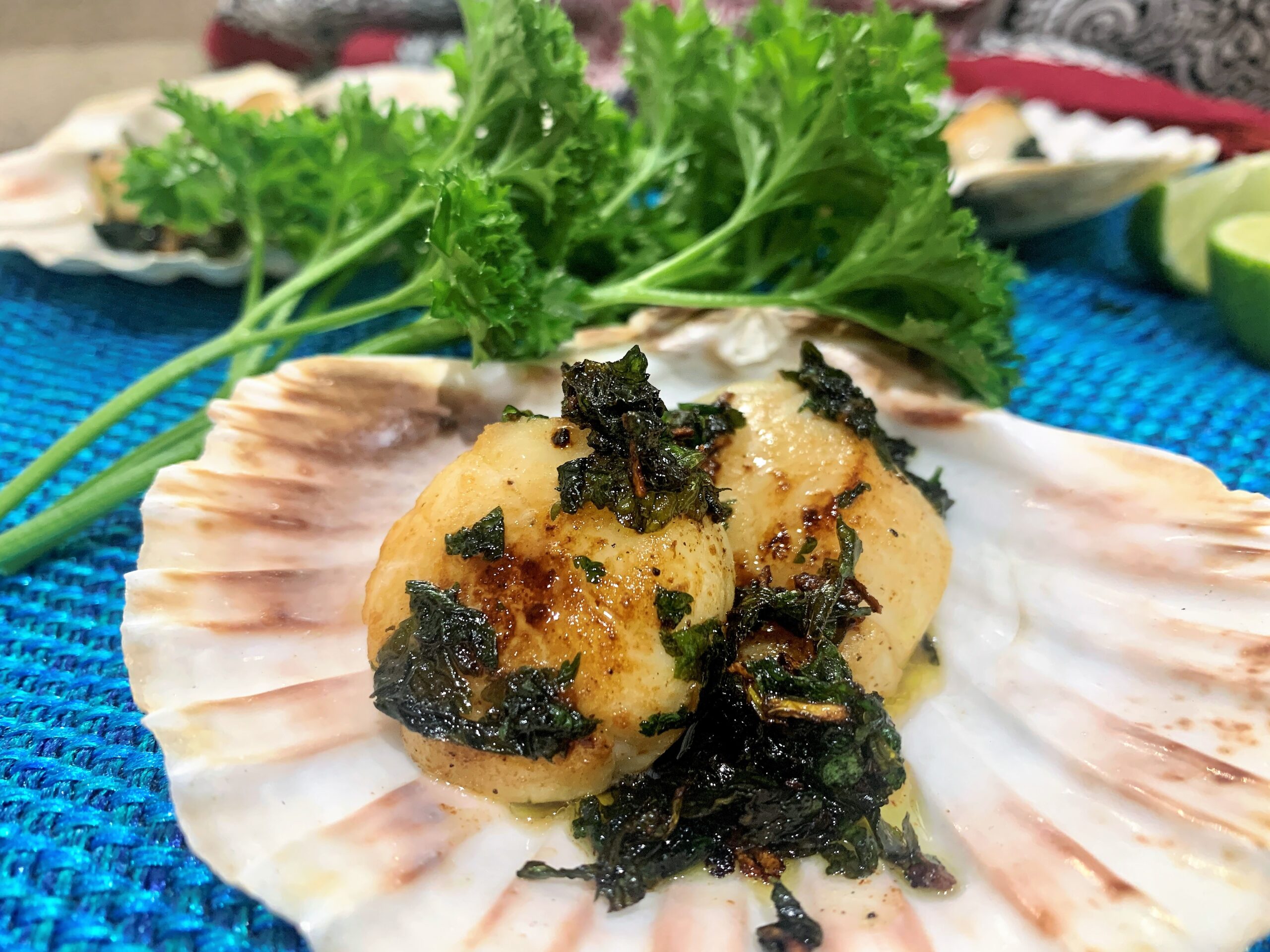 Coriander Scallops Recipe