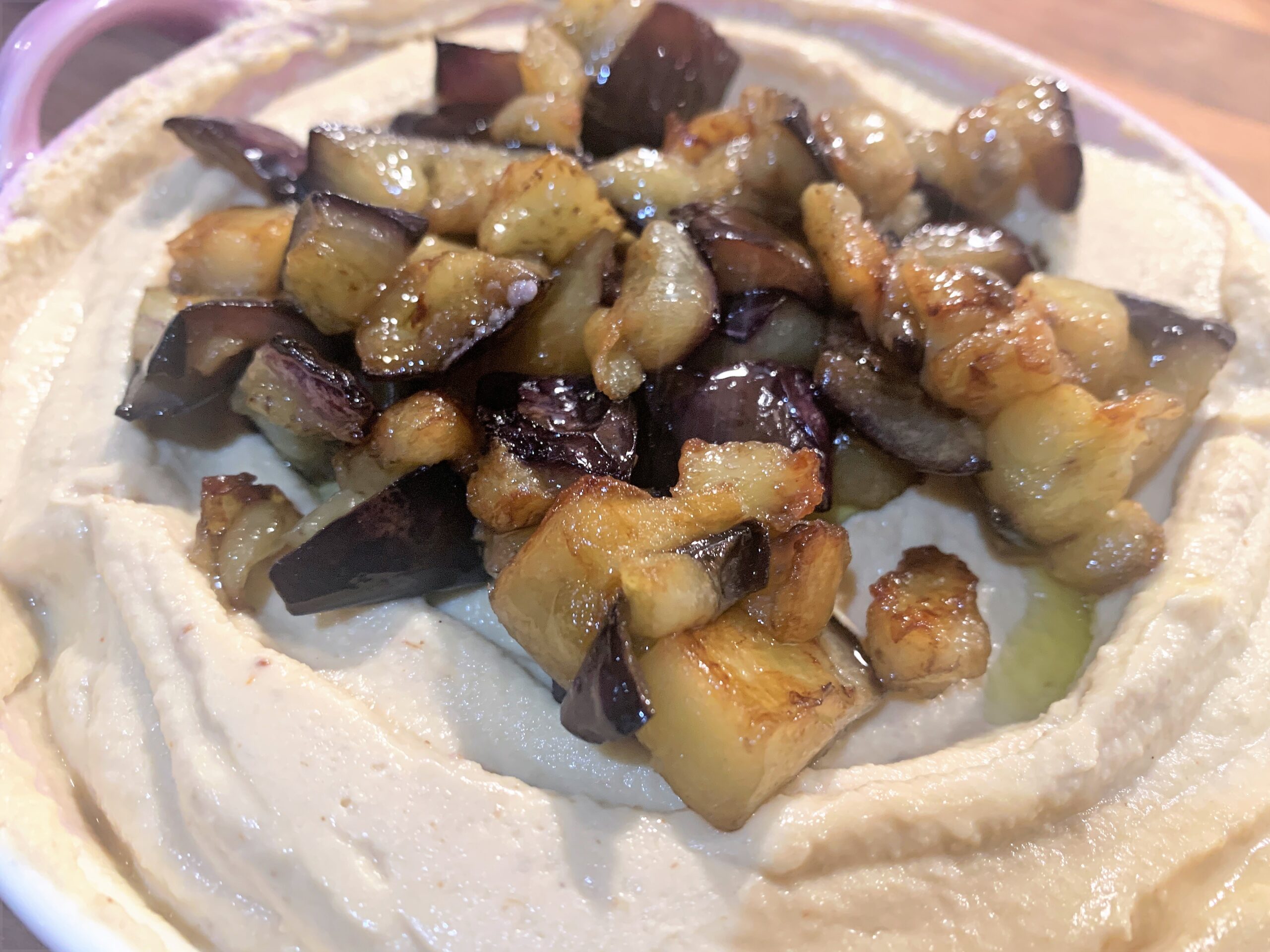 Roasted Aubergine Houmous Recipe