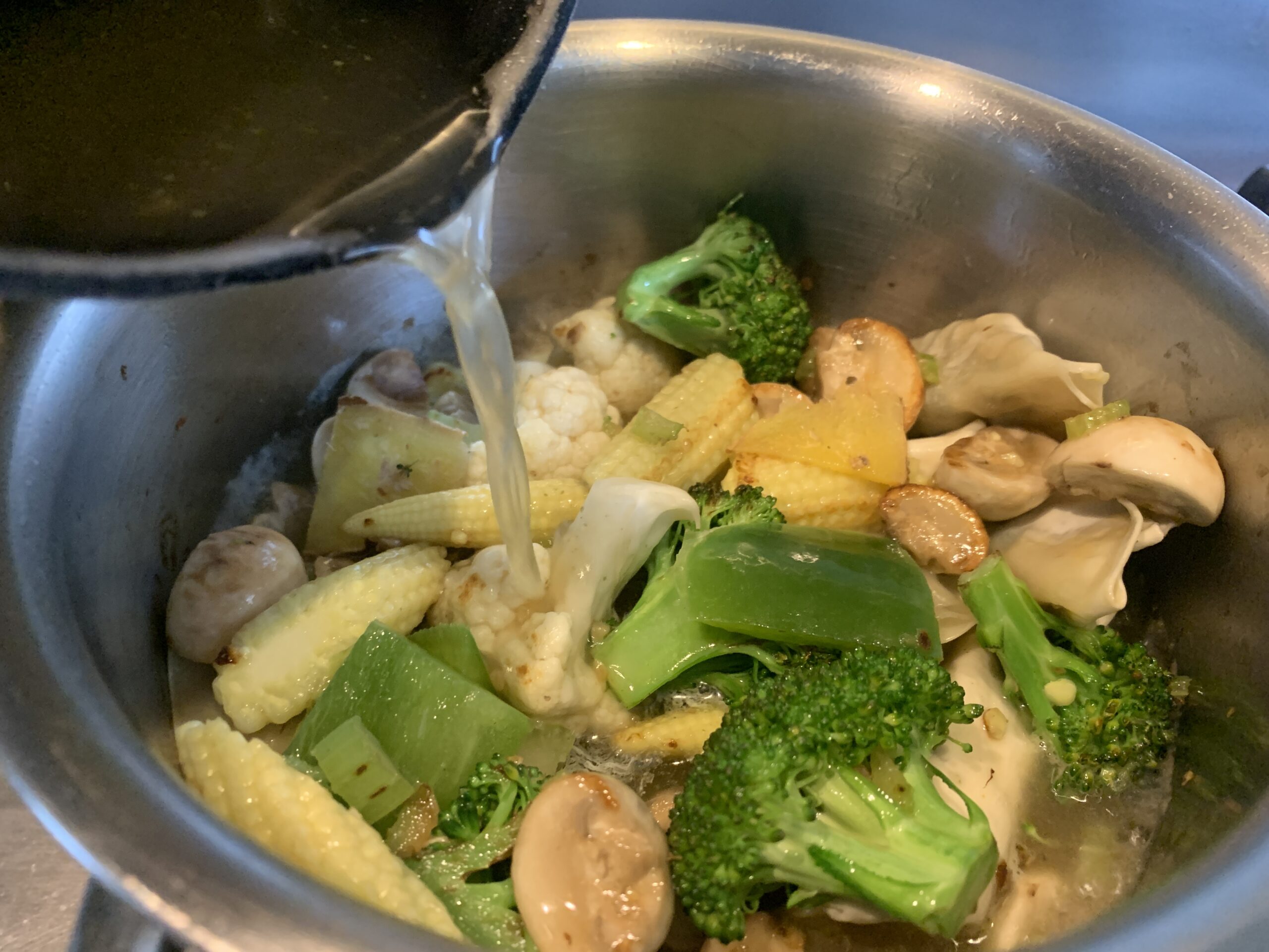 Vegetable Wonton Soup