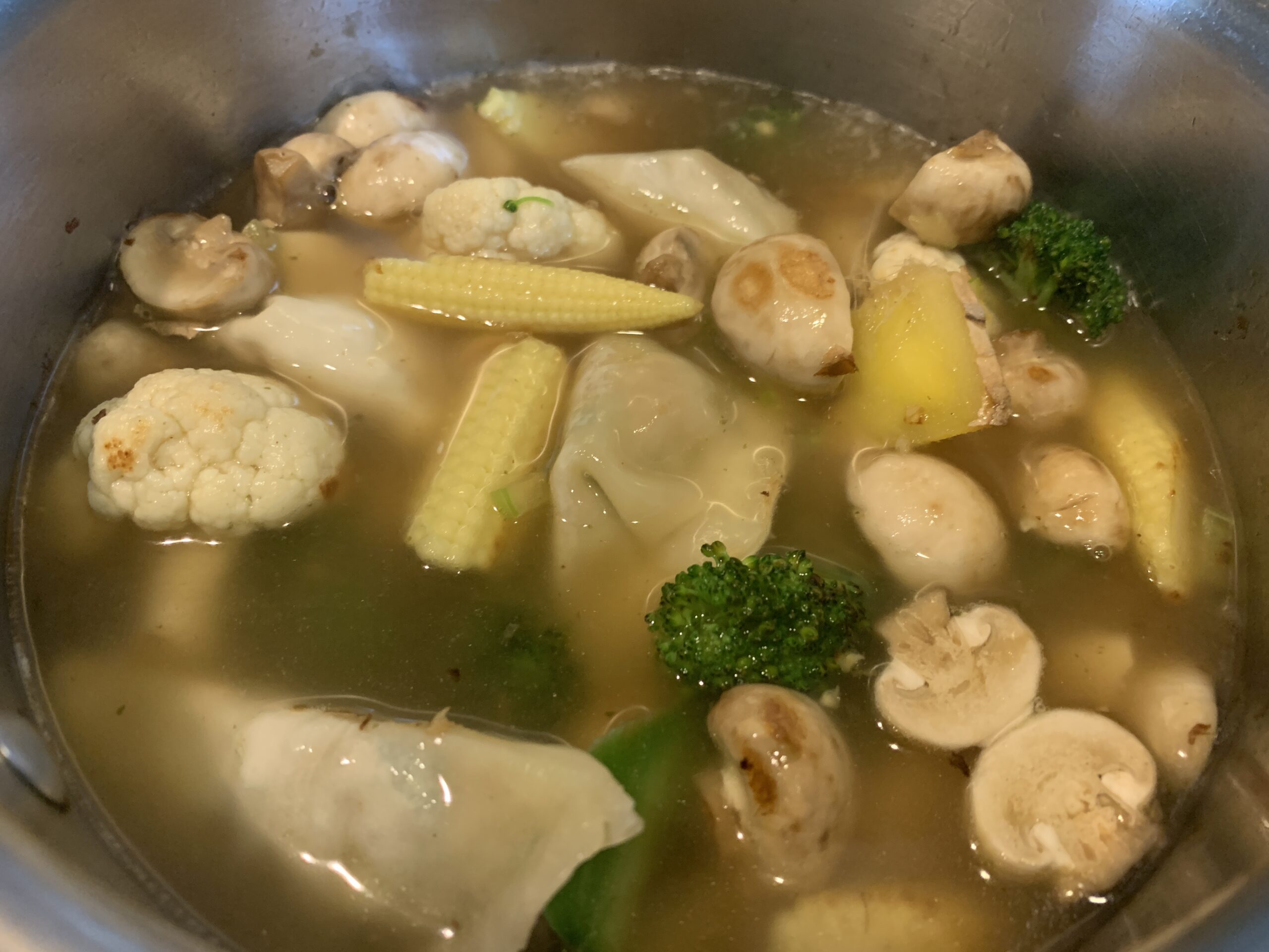 Vegetable Wonton Soup