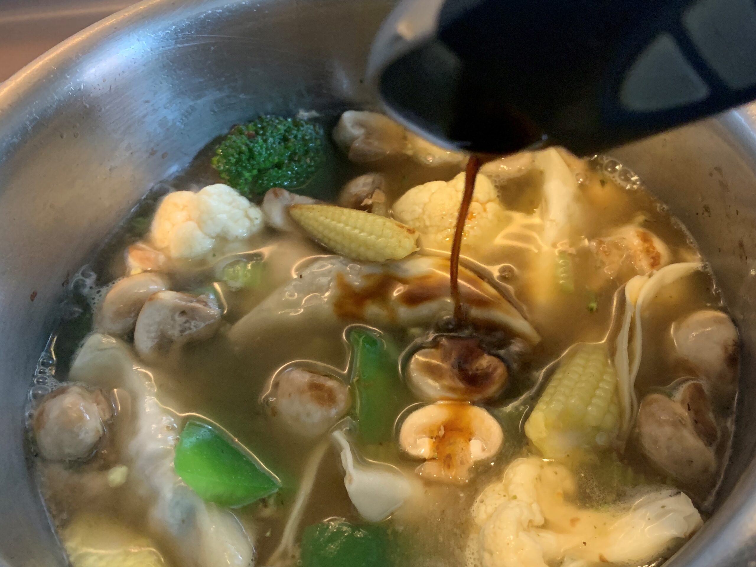 Vegetable Wonton Soup