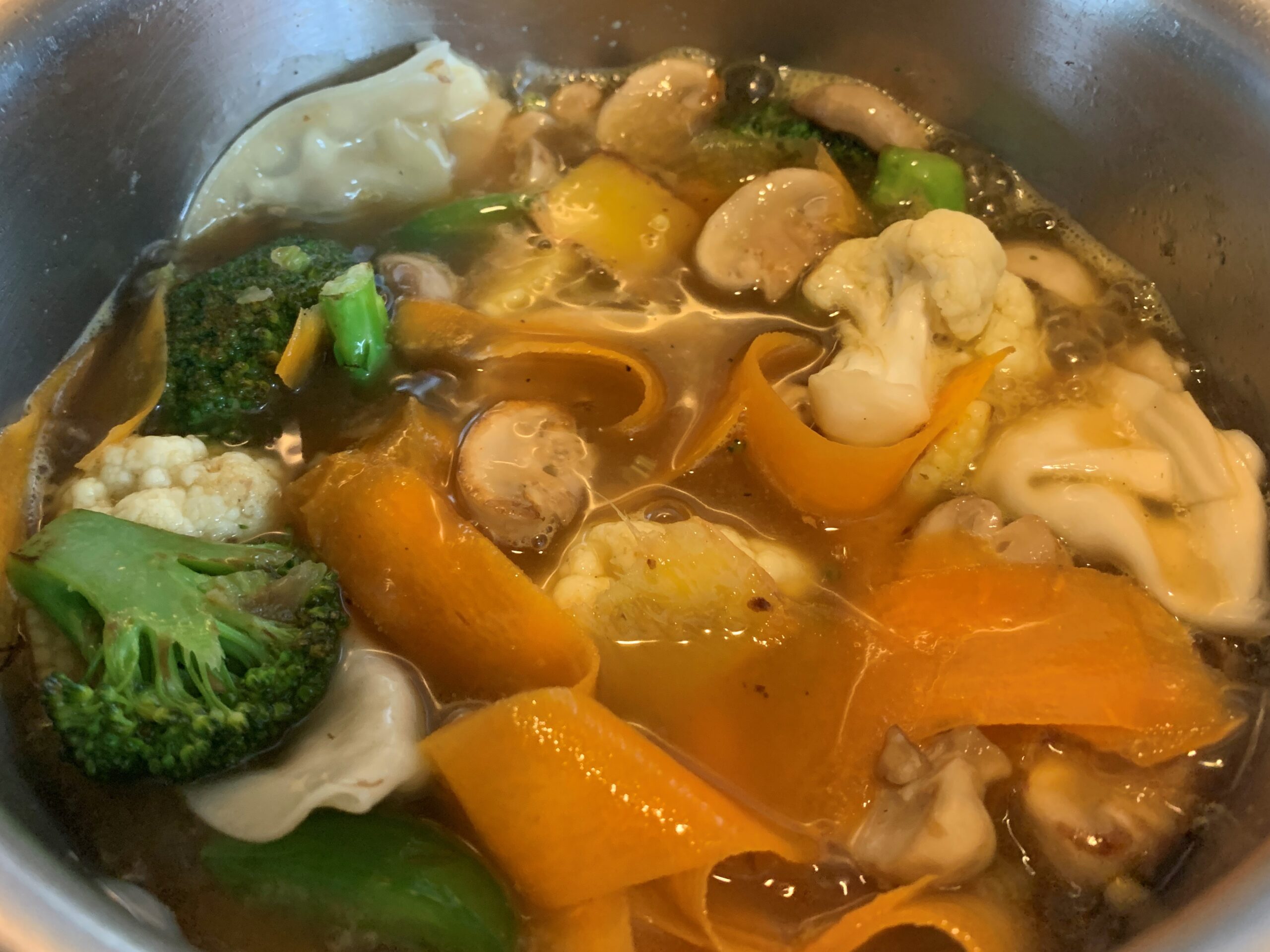 Vegetable Wonton Soup