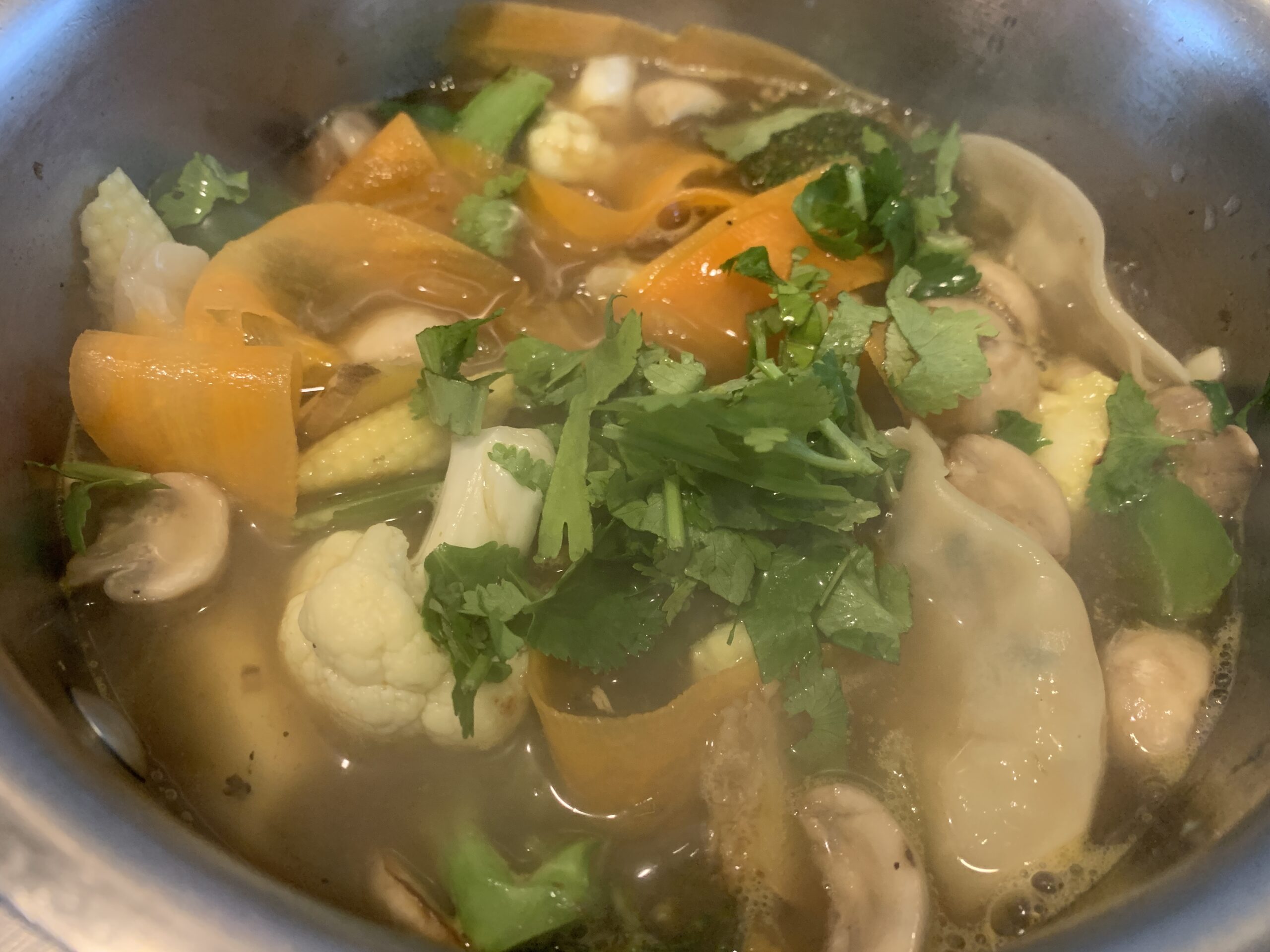 Vegetable Wonton Soup