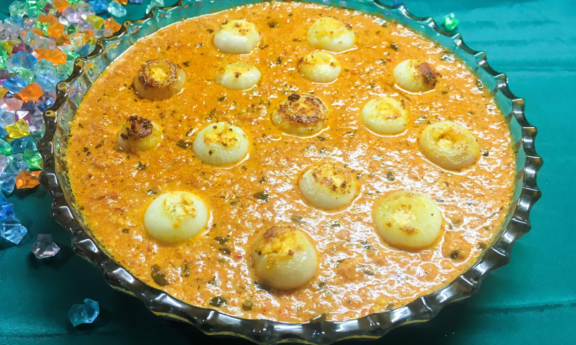 Stuffed Paneer in Baby Onions Recipe