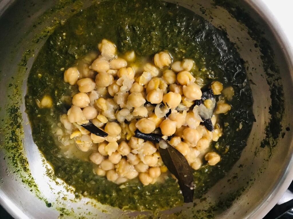 Palak Chole Masala Recipe