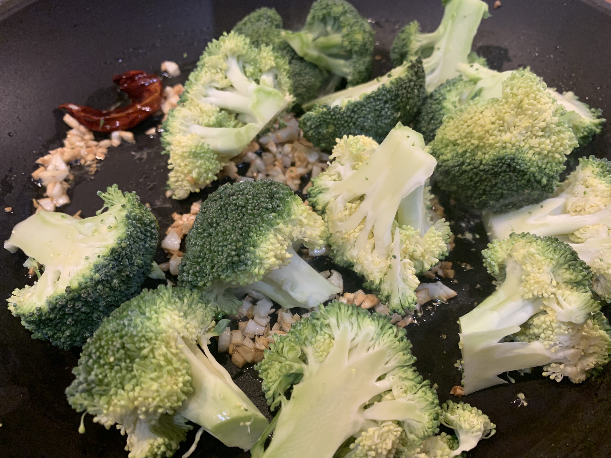 Burnt Garlic Broccoli Salad Recipe