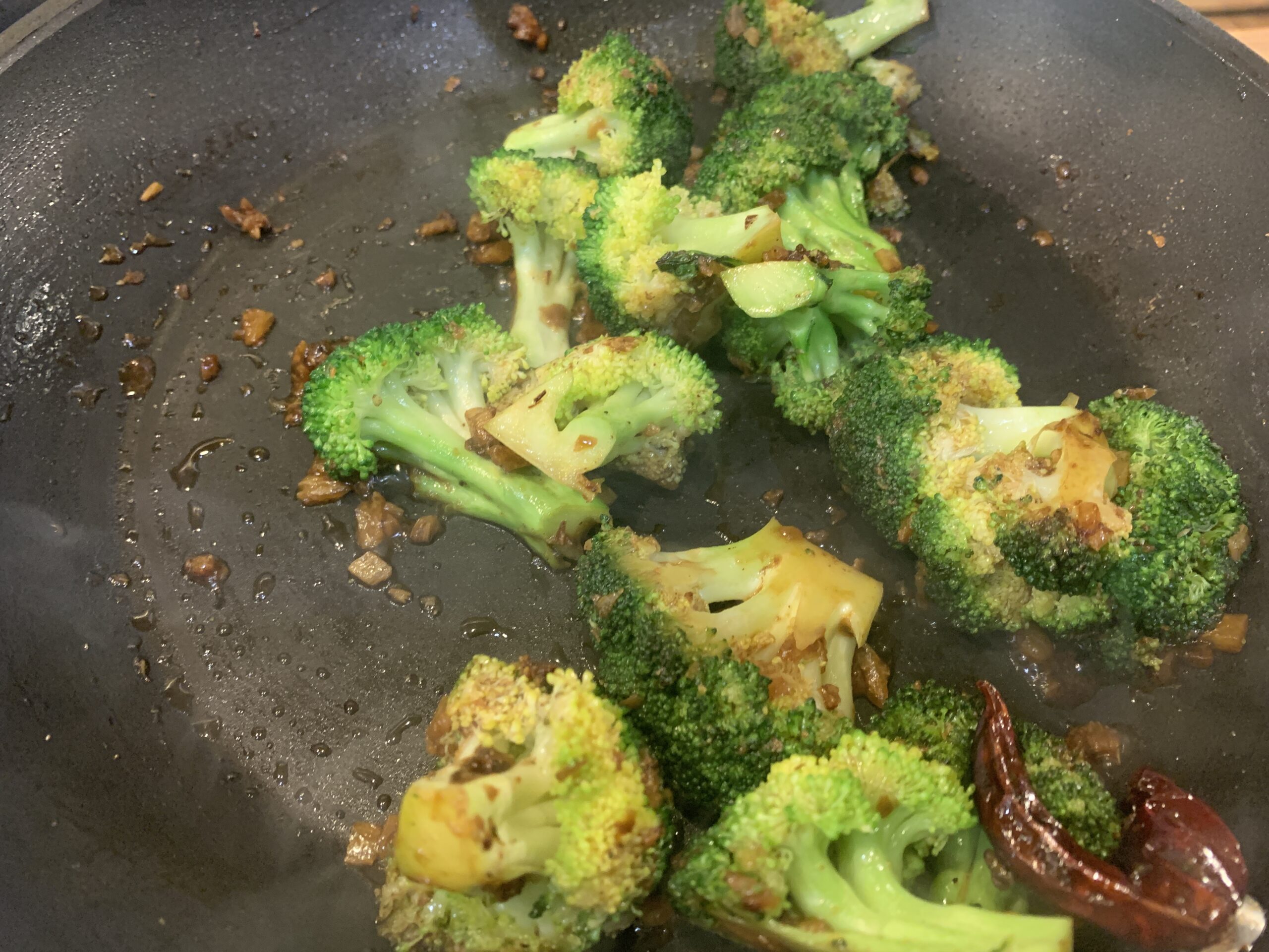 Burnt Garlic Broccoli Salad Recipe