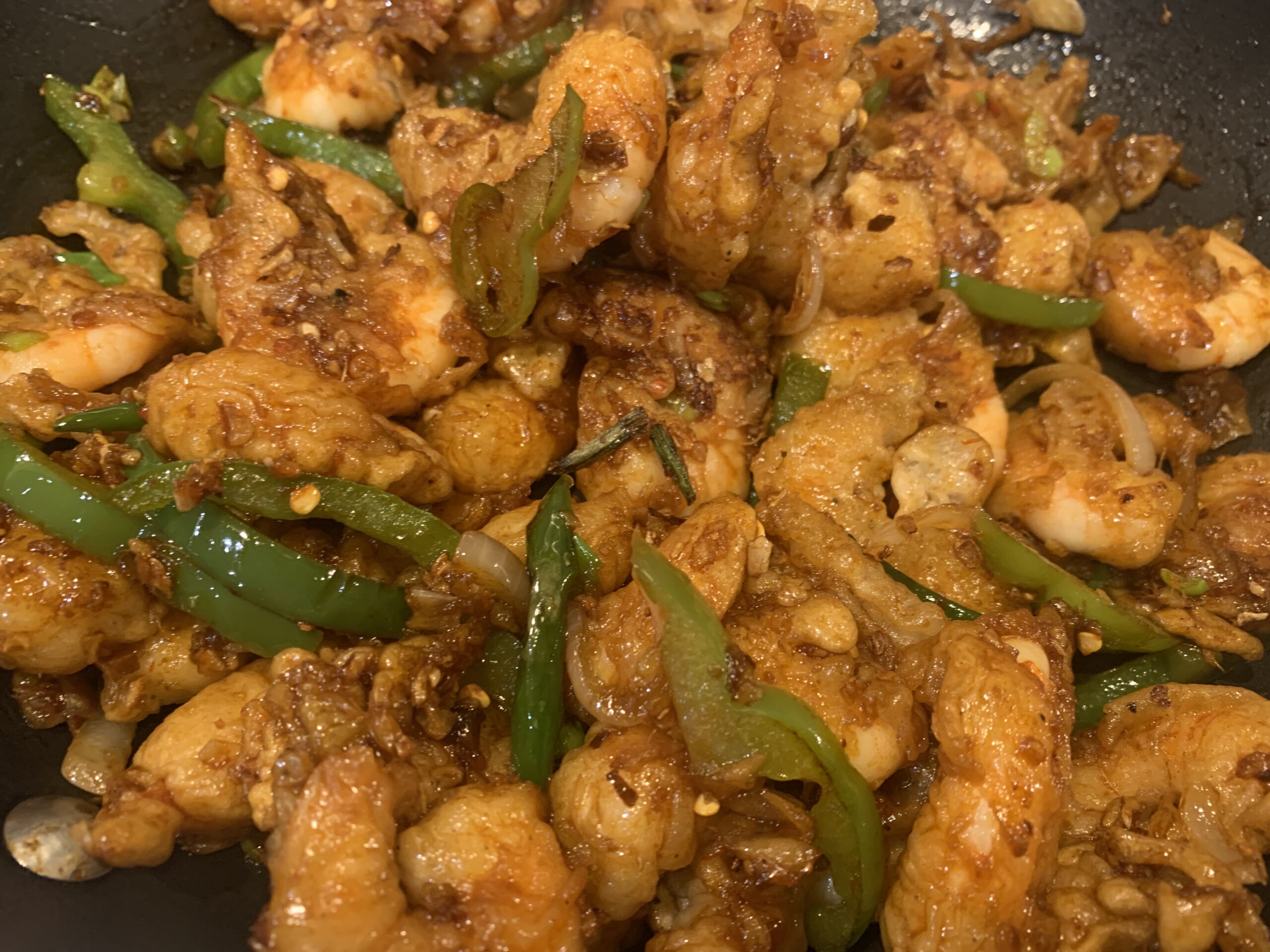 Asian Chilli Garlic Prawns Recipe