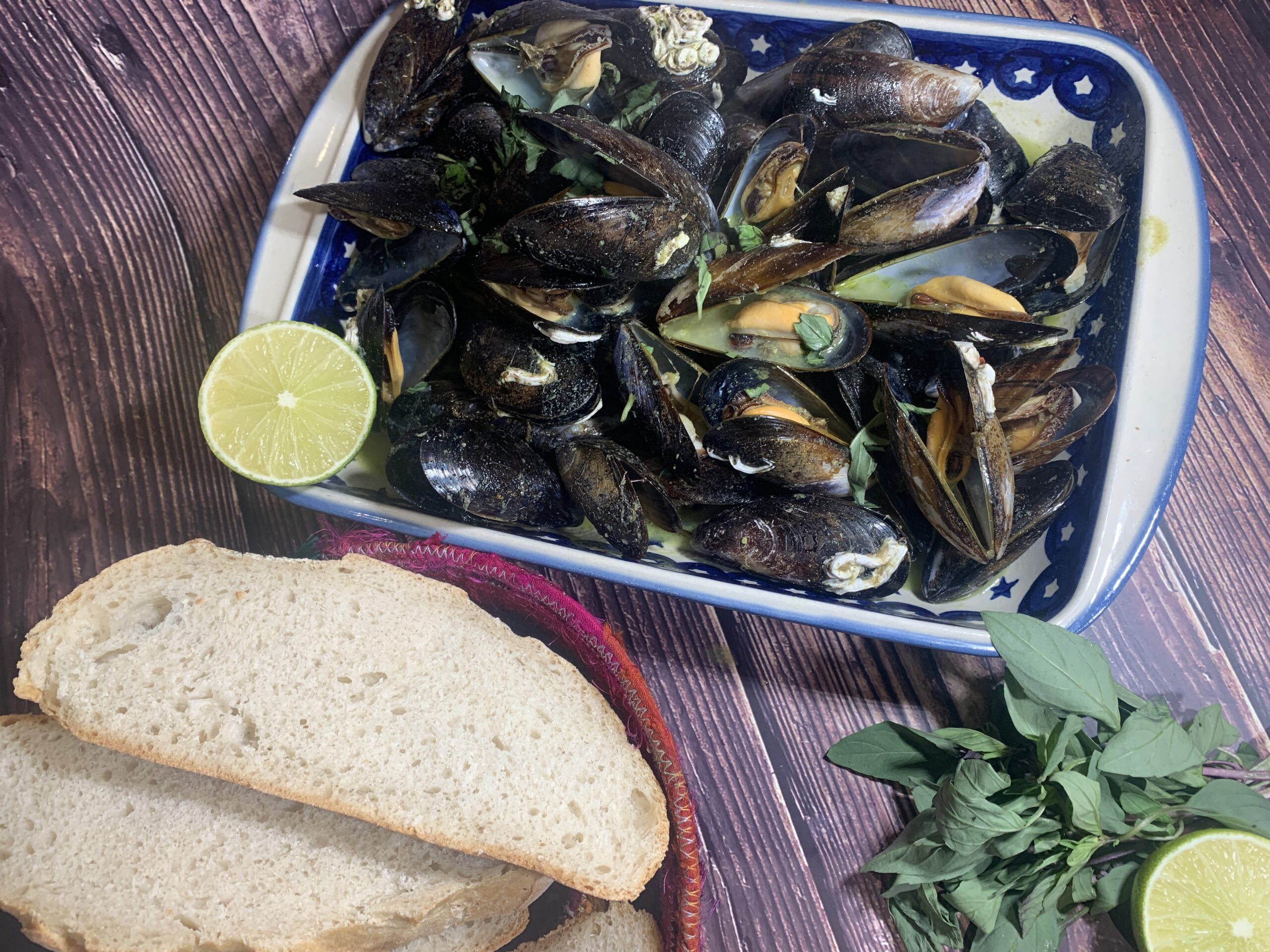 Thai Coconut Mussels Recipe