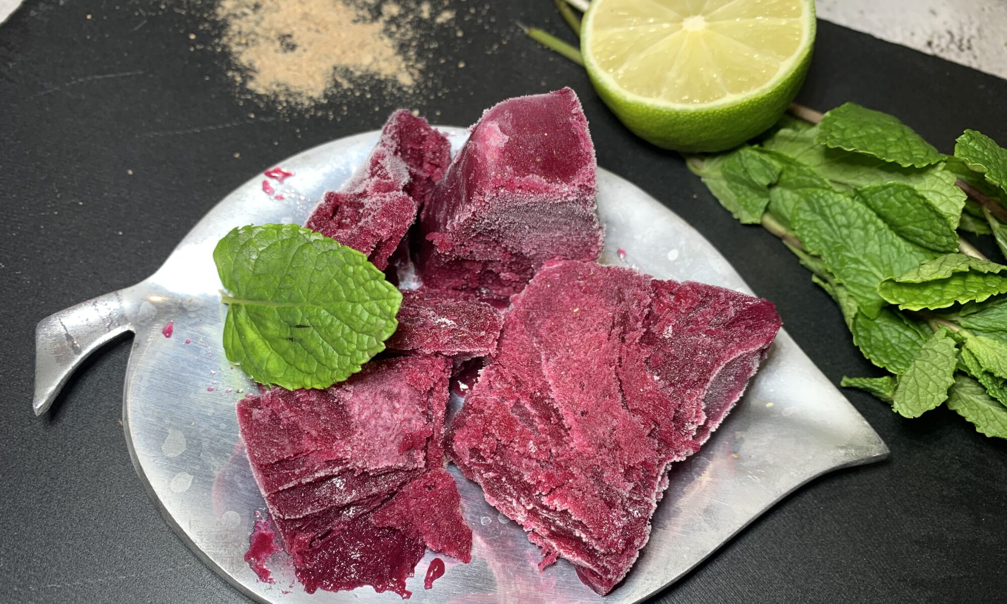 Black Plum Sorbet Recipe