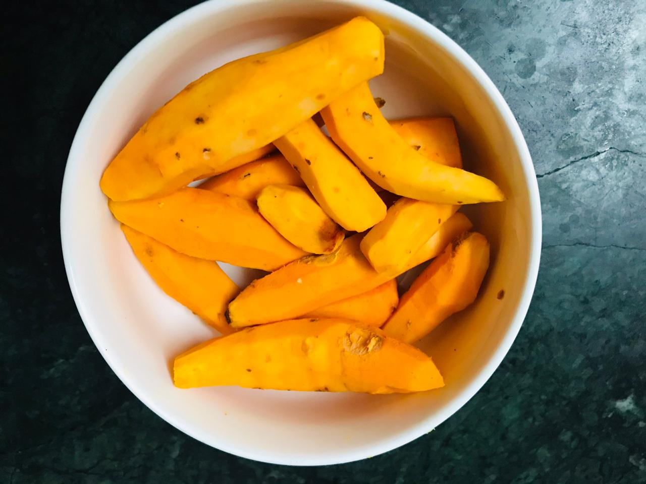 Jodhpuri Kacchi Haldi ki Subzi Recipe - Fresh Turmeric Root Curry