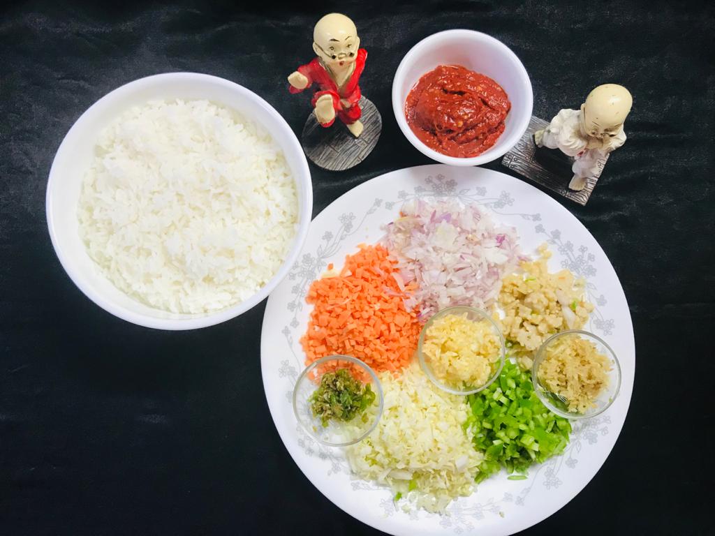 Schezwan Fried Rice Recipe