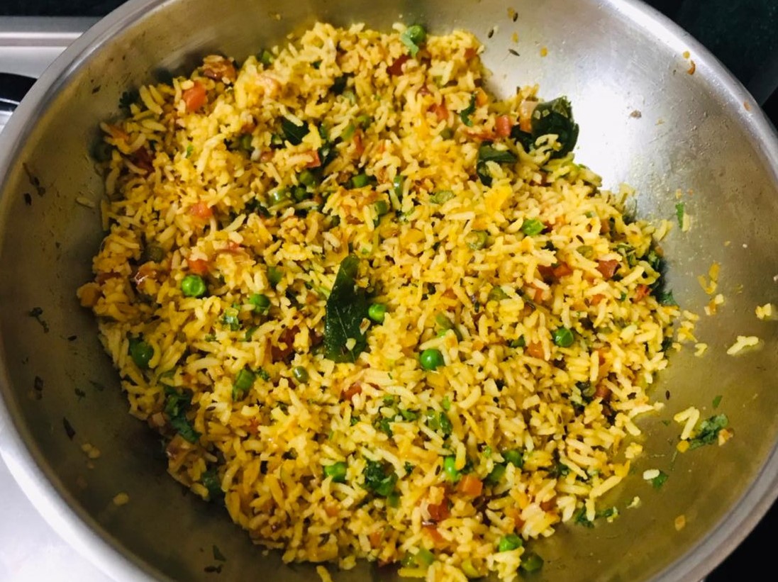 Masala Brown Rice Pulao Recipe