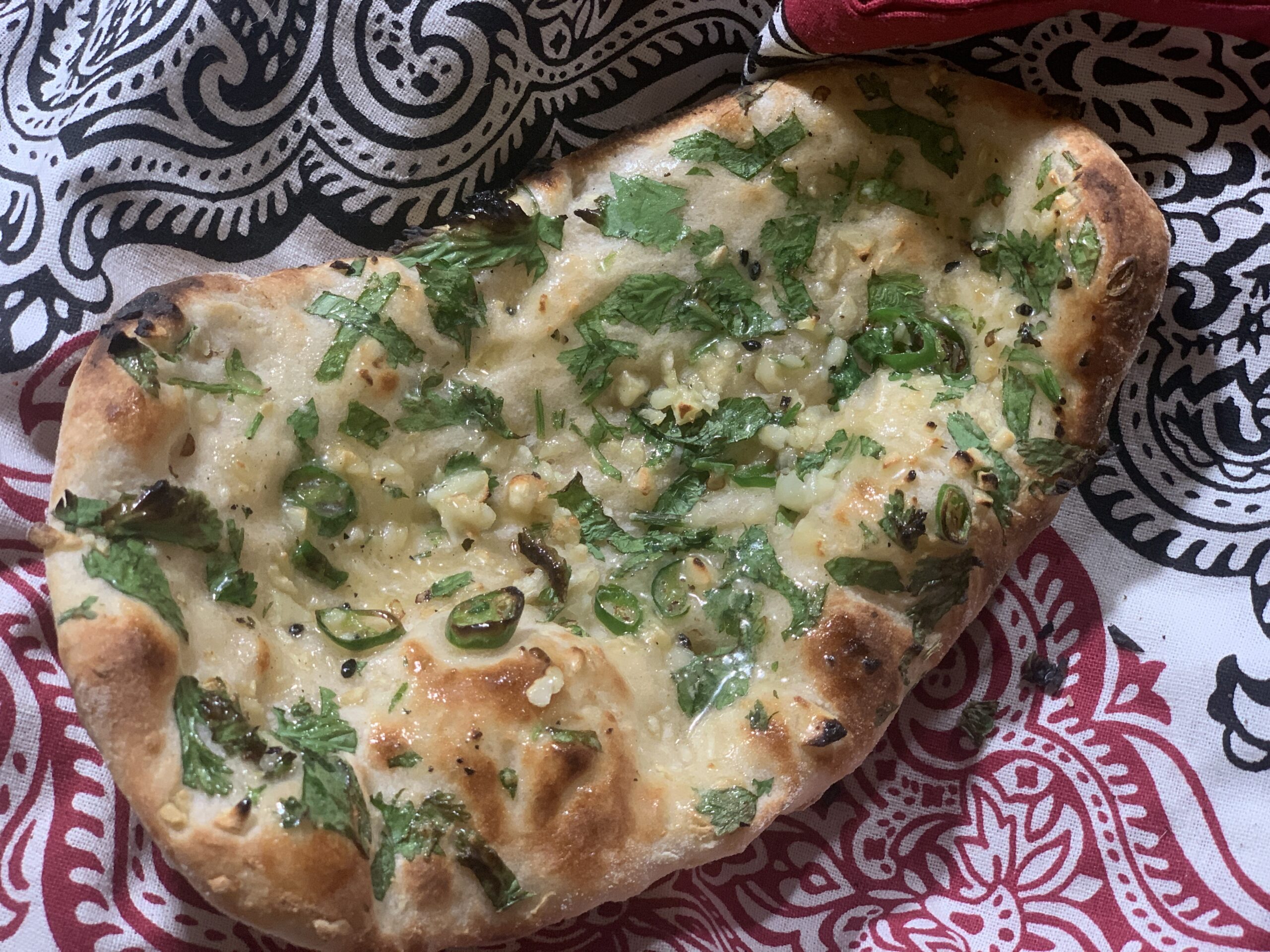 Chilli Garlic Naan Recipe