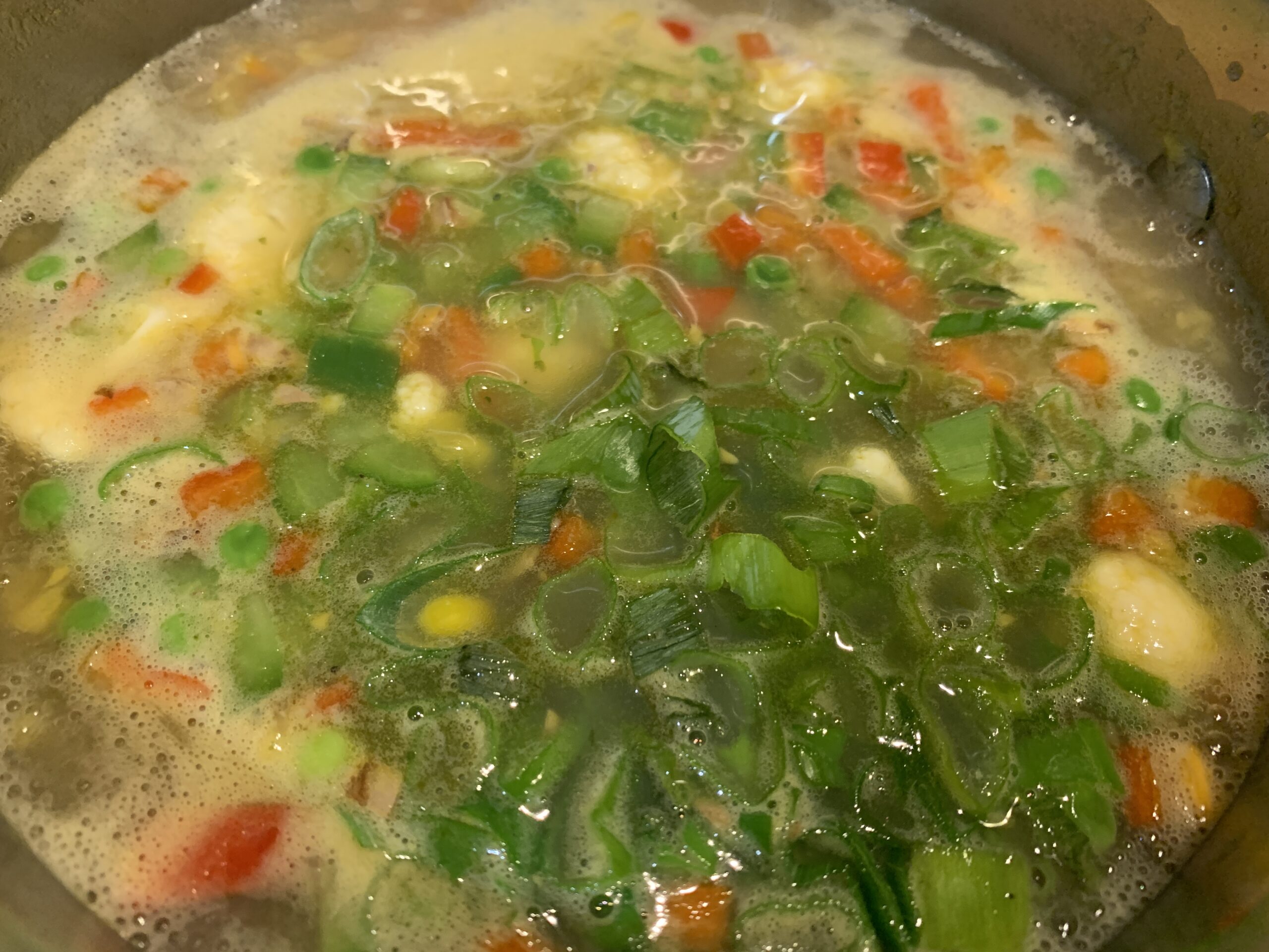 Vegetable Sweet Corn Soup Recipe