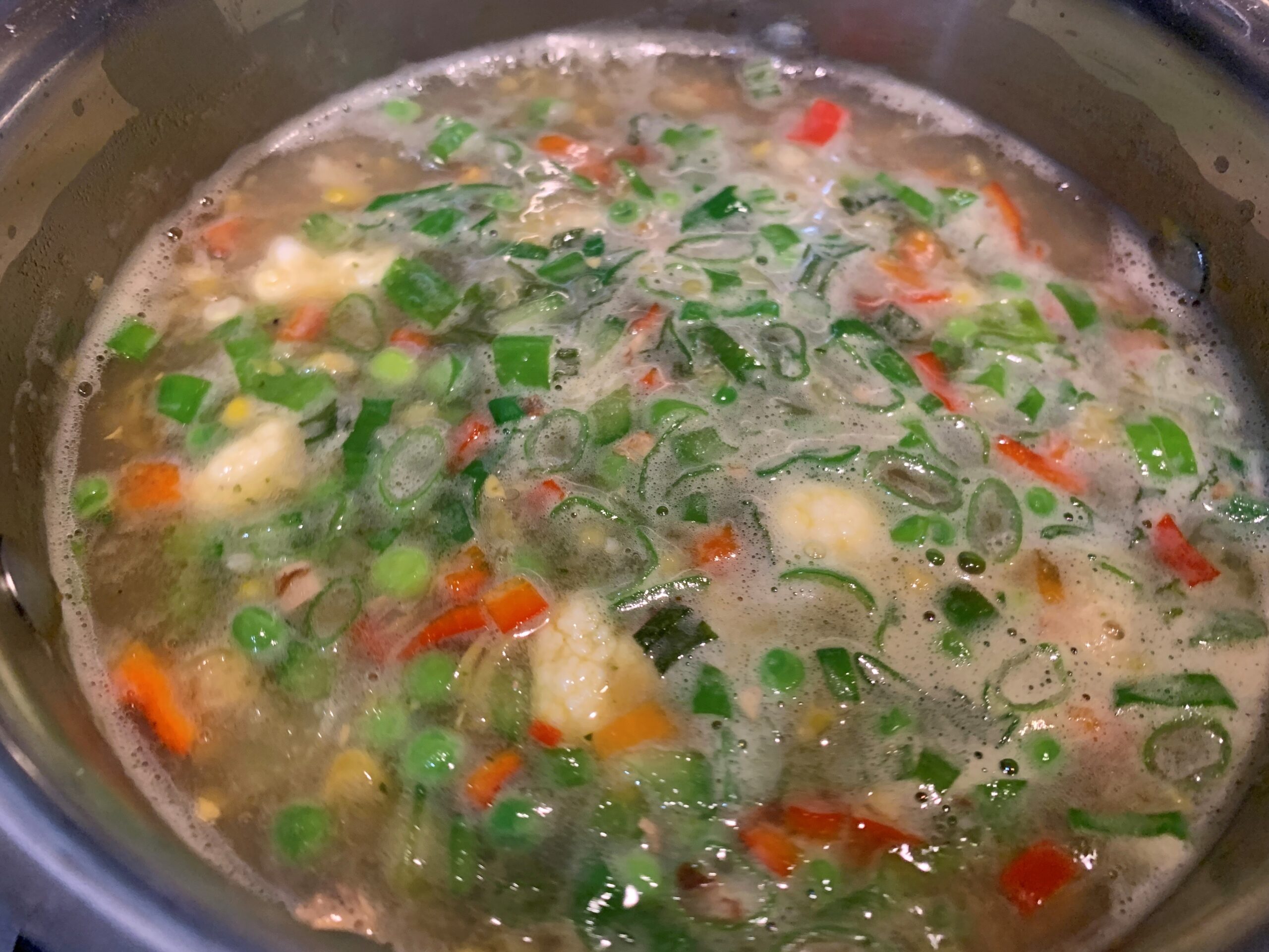 Vegetable Sweet Corn Soup Recipe