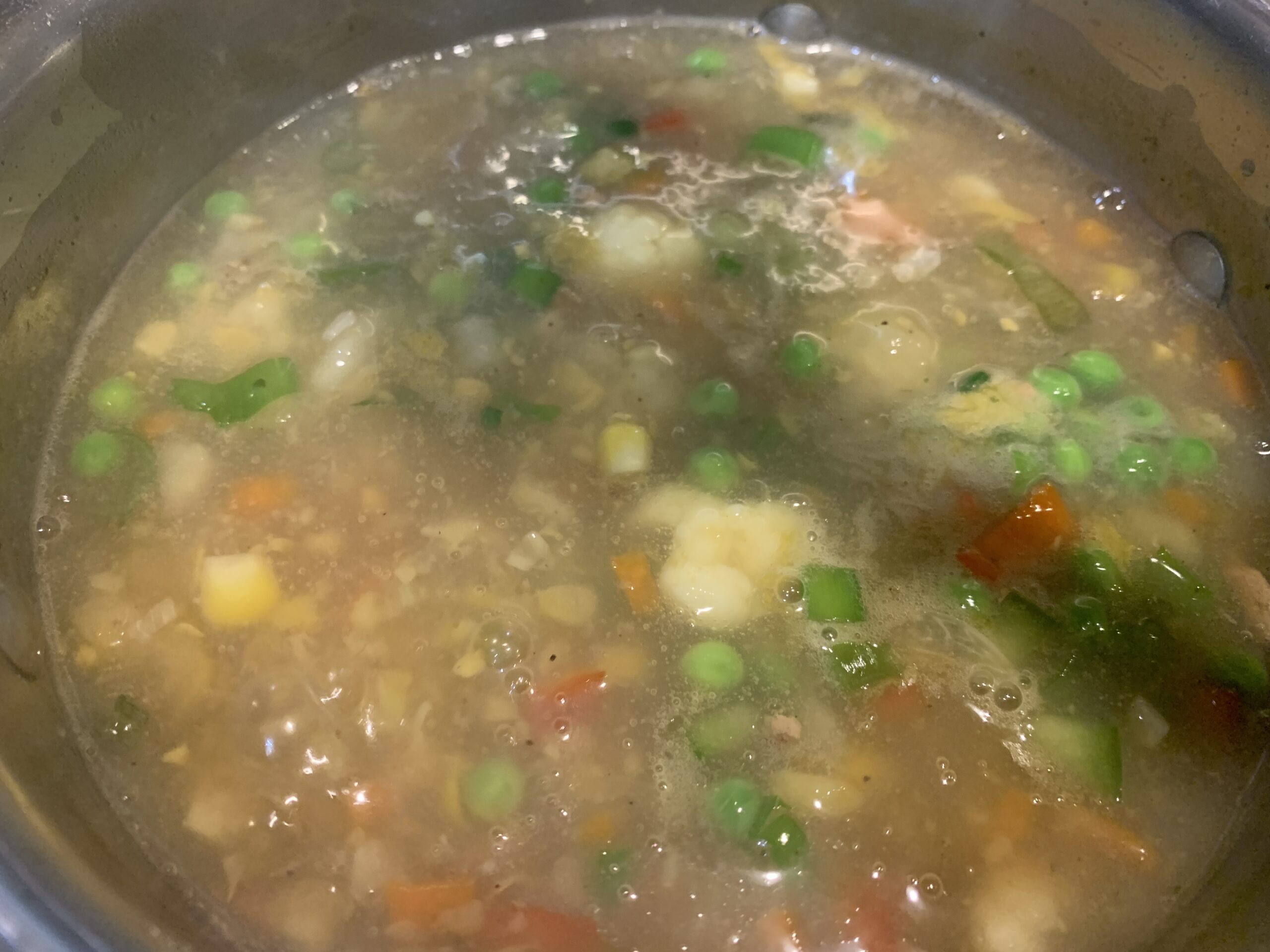 Vegetable Sweet Corn Soup Recipe