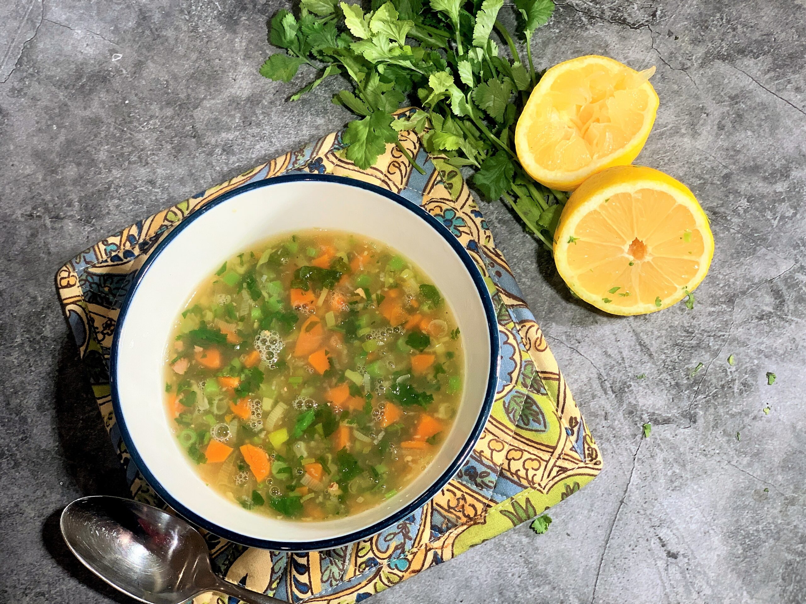 Lemon Coriander Soup Recipe