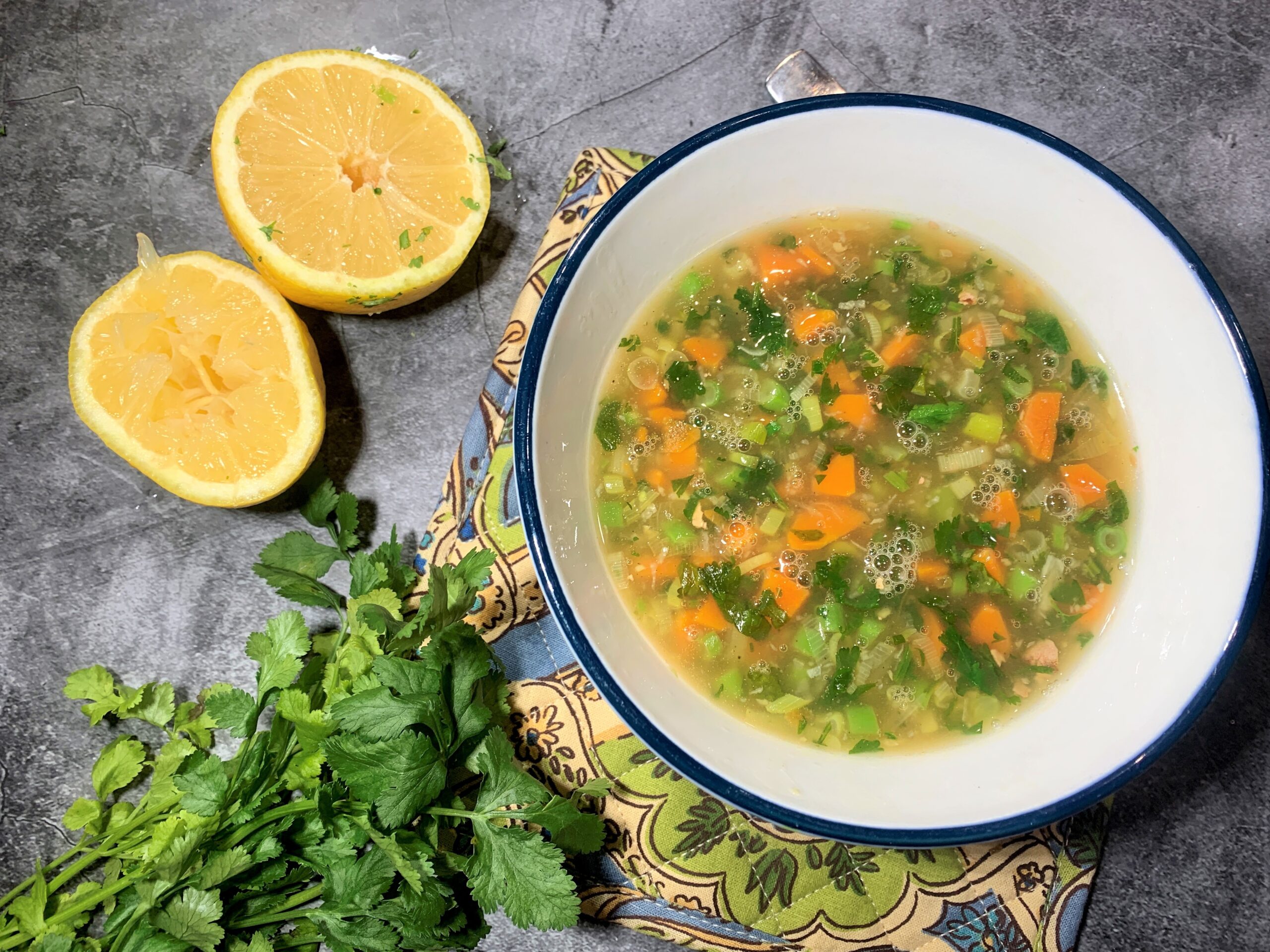 Lemon Coriander Soup Recipe