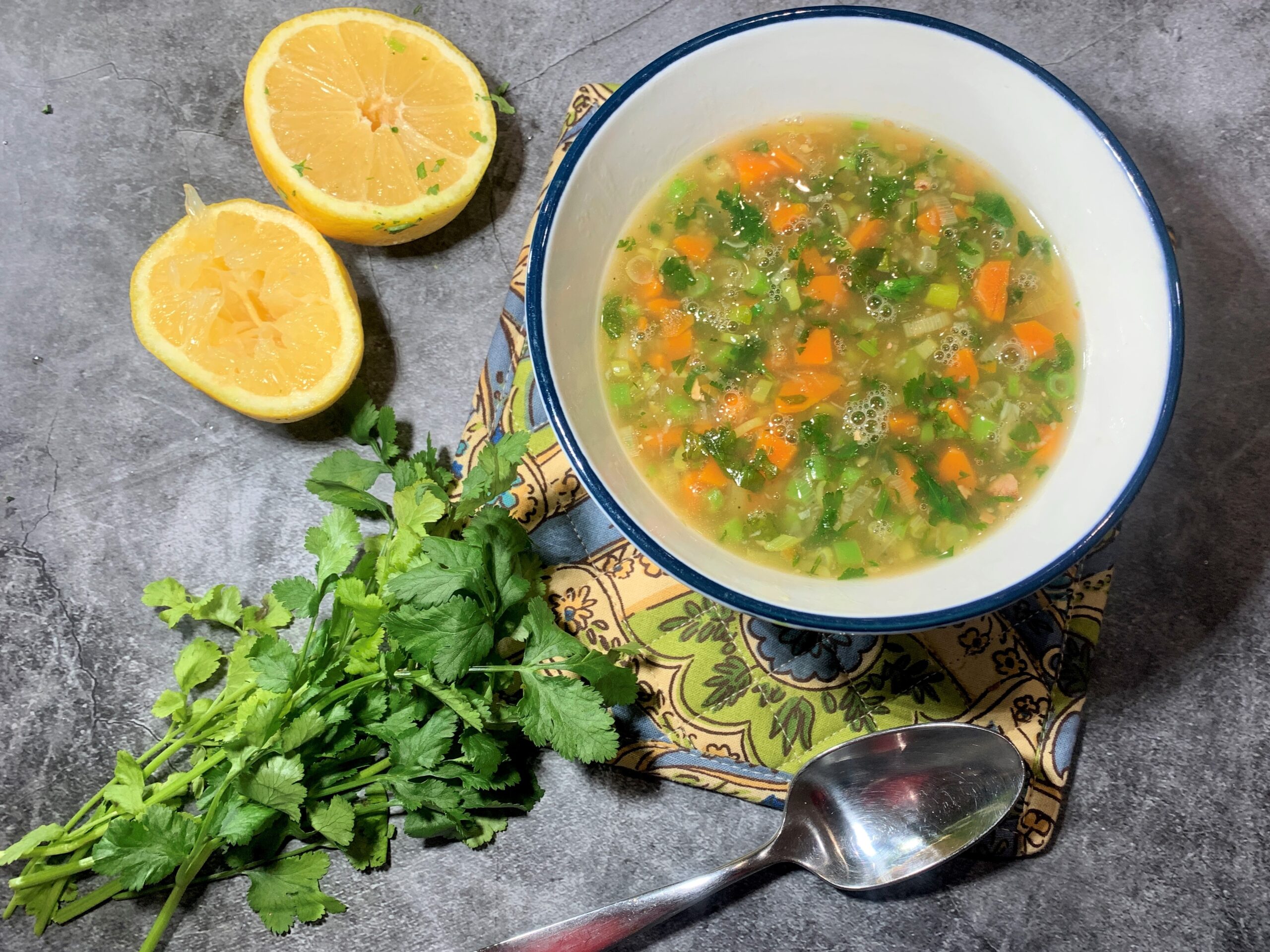 Lemon Coriander Soup Recipe