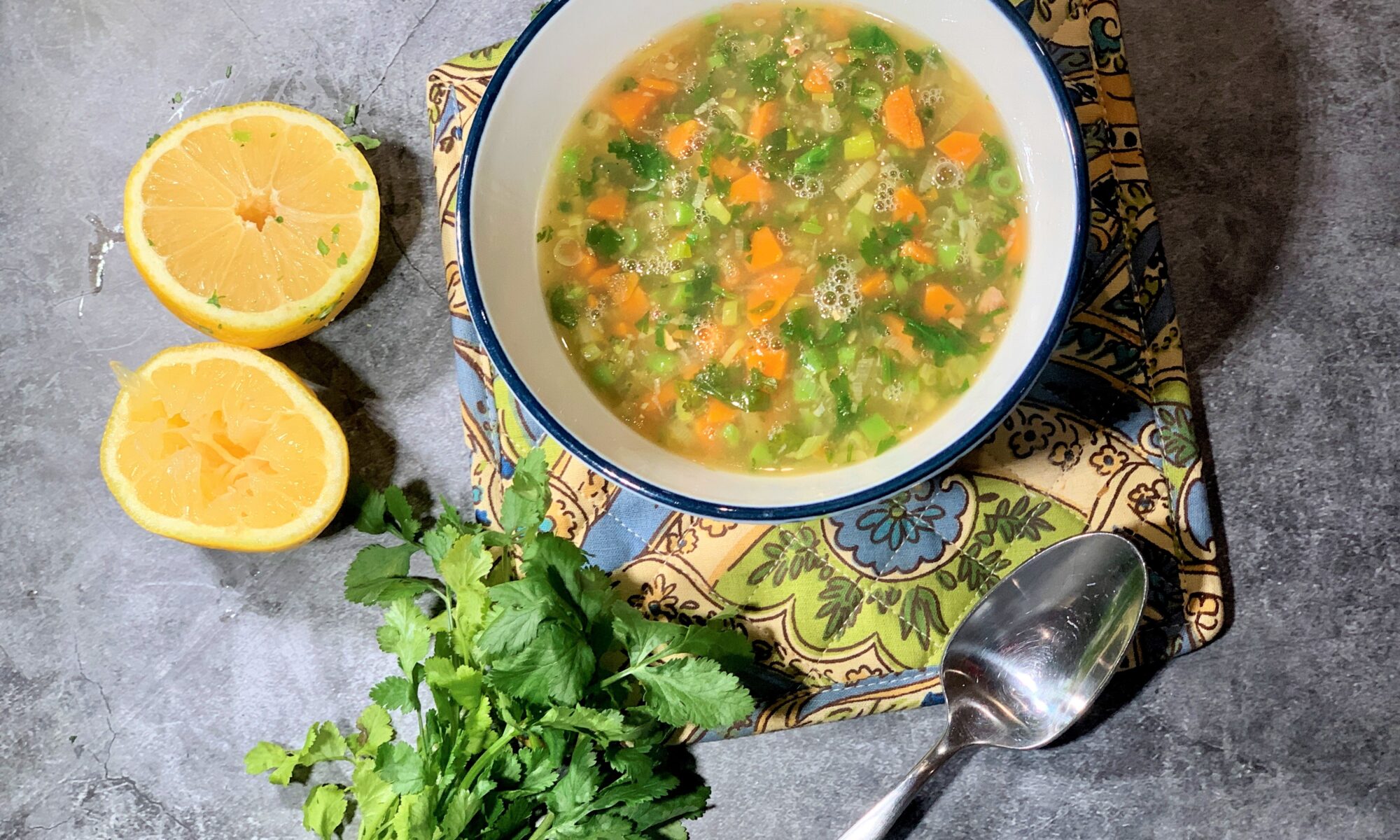 Lemon Coriander Soup Recipe