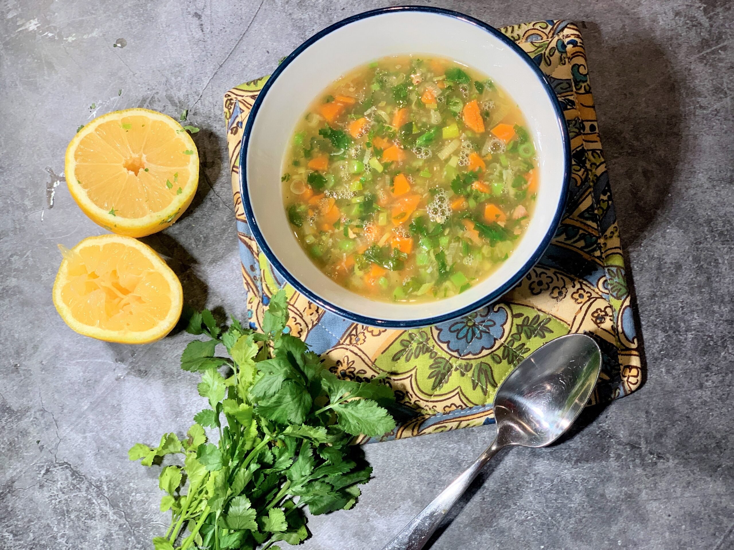 Lemon Coriander Soup Recipe