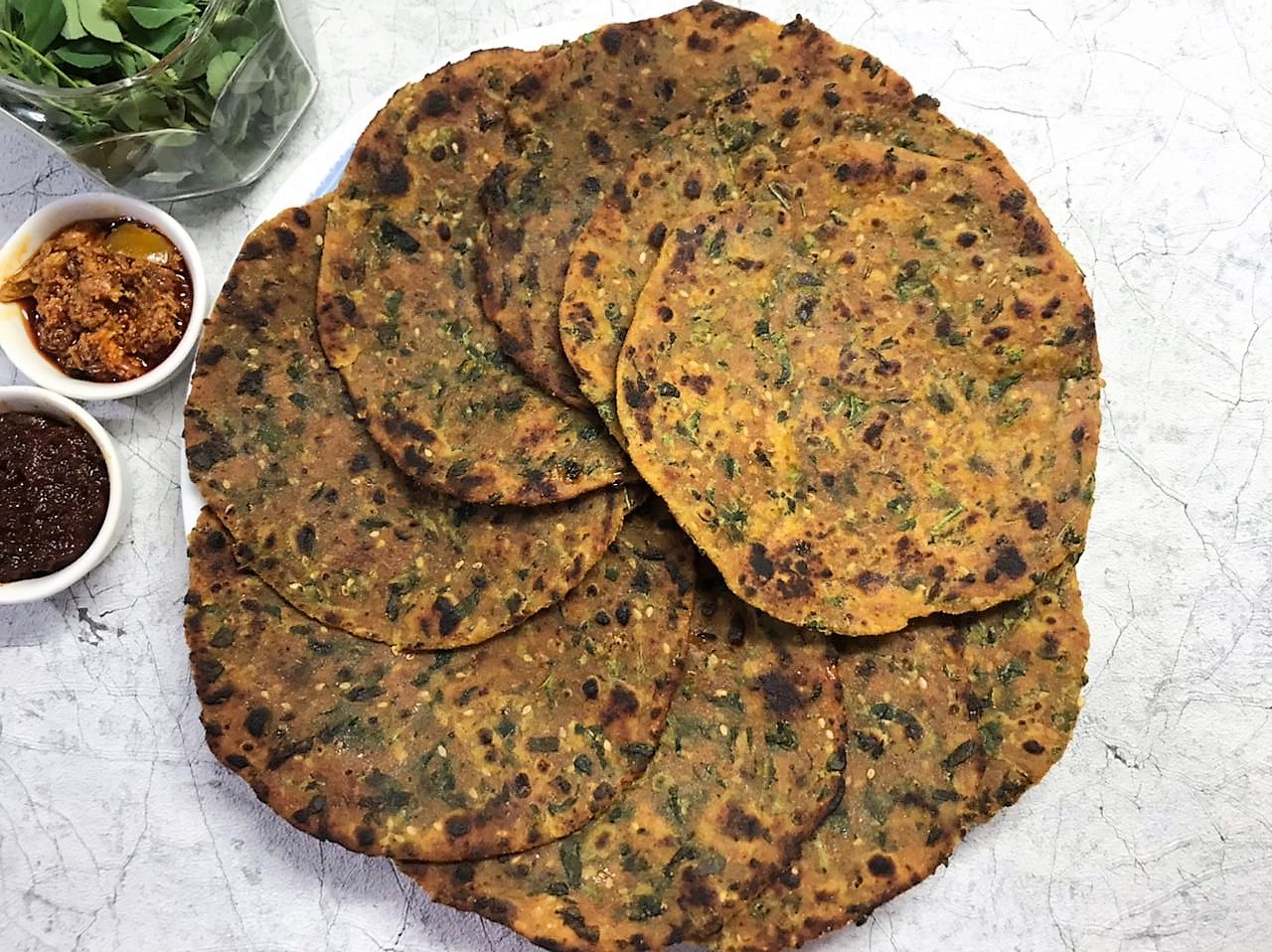 Gujarati Methi Thepla Recipe