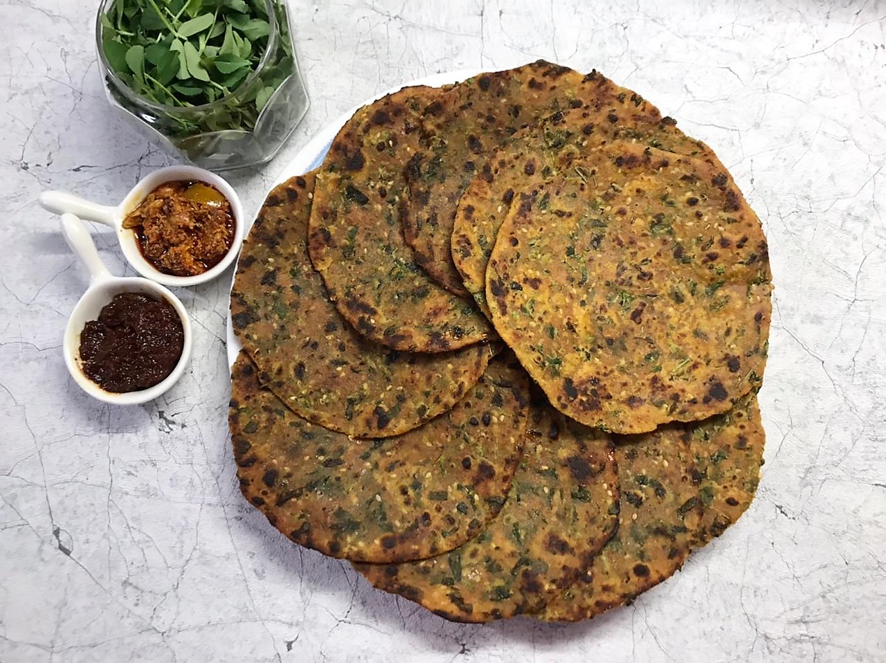 Gujarati Methi Thepla Recipe