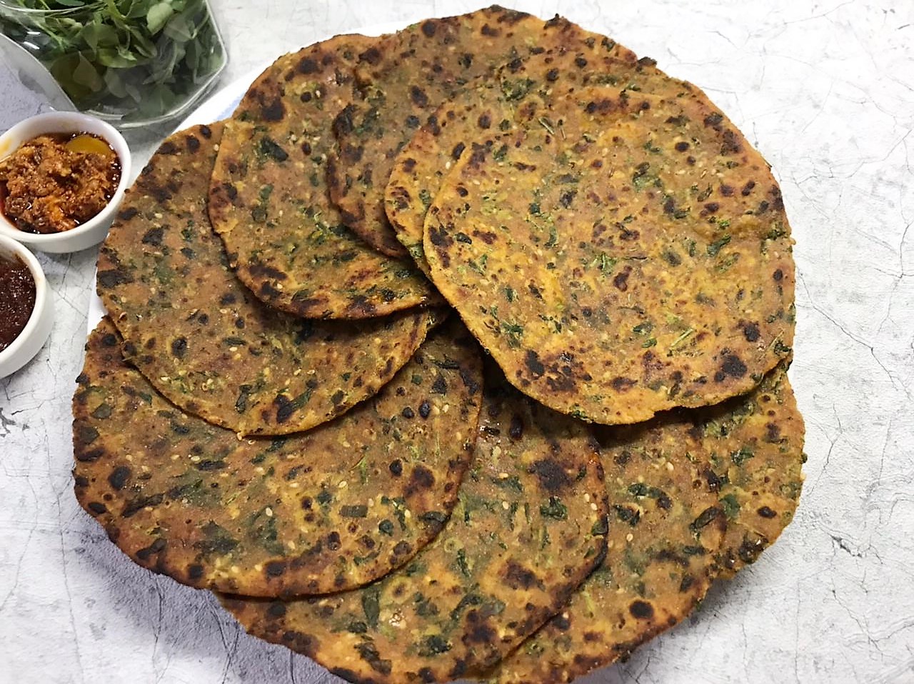 Gujarati Methi Thepla Recipe