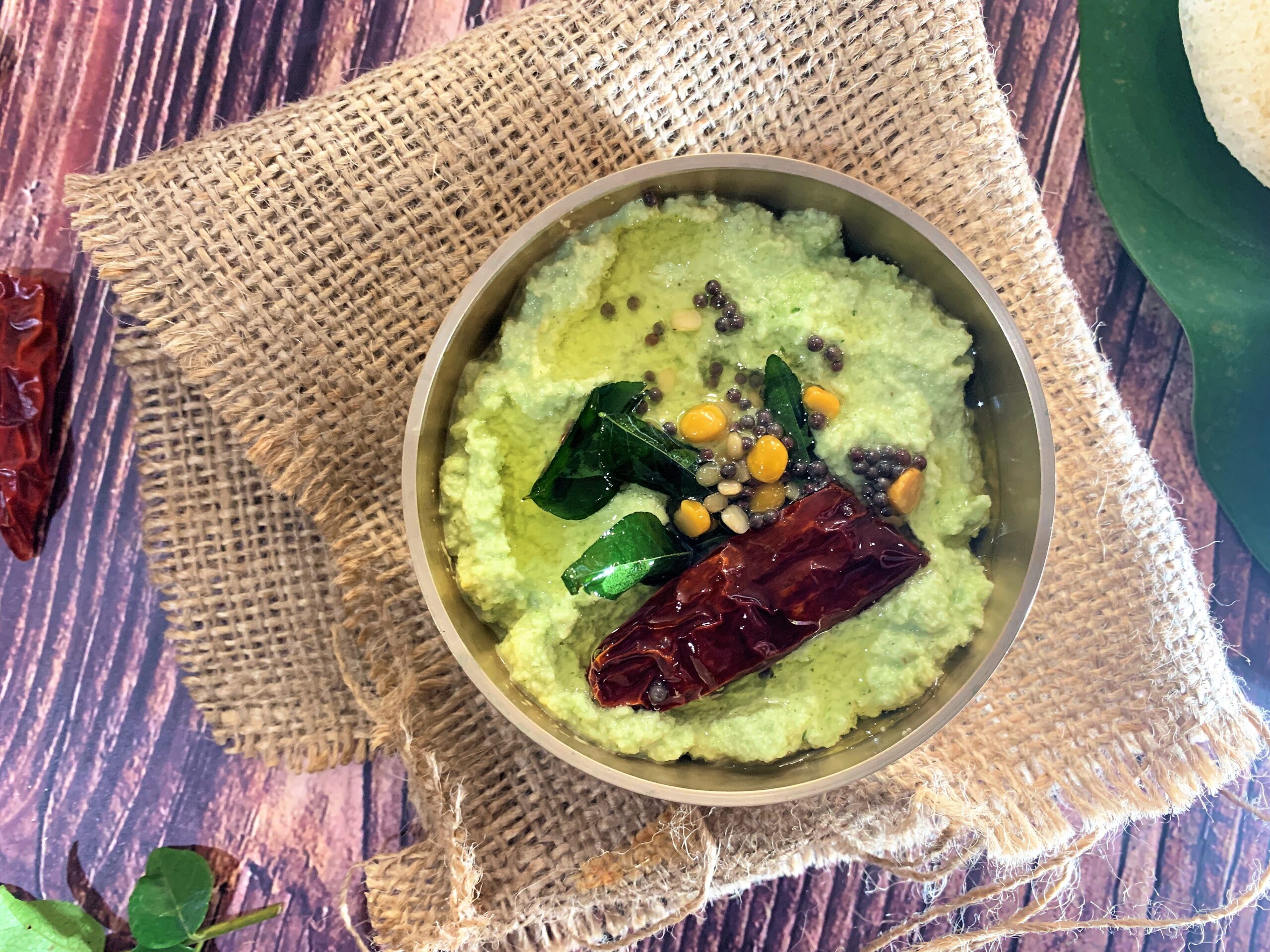 Green Coconut Chutney Recipe