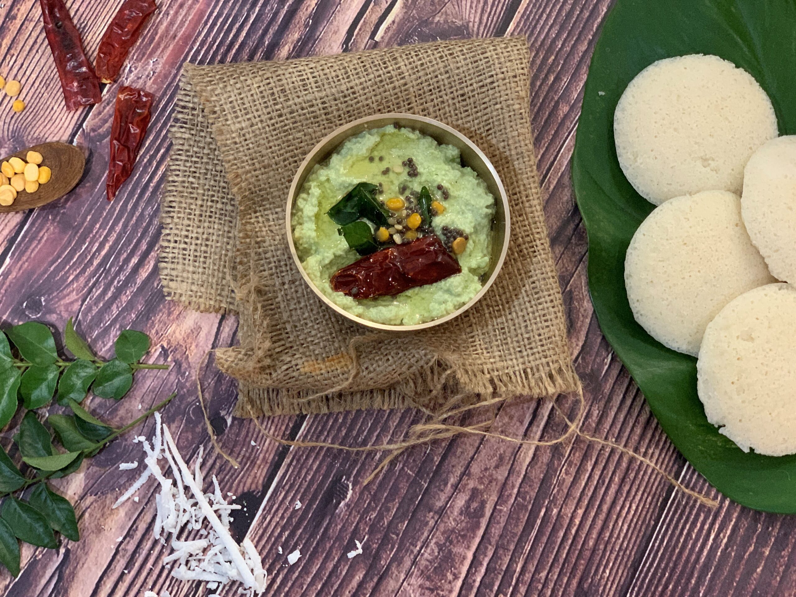 Green Coconut Chutney Recipe