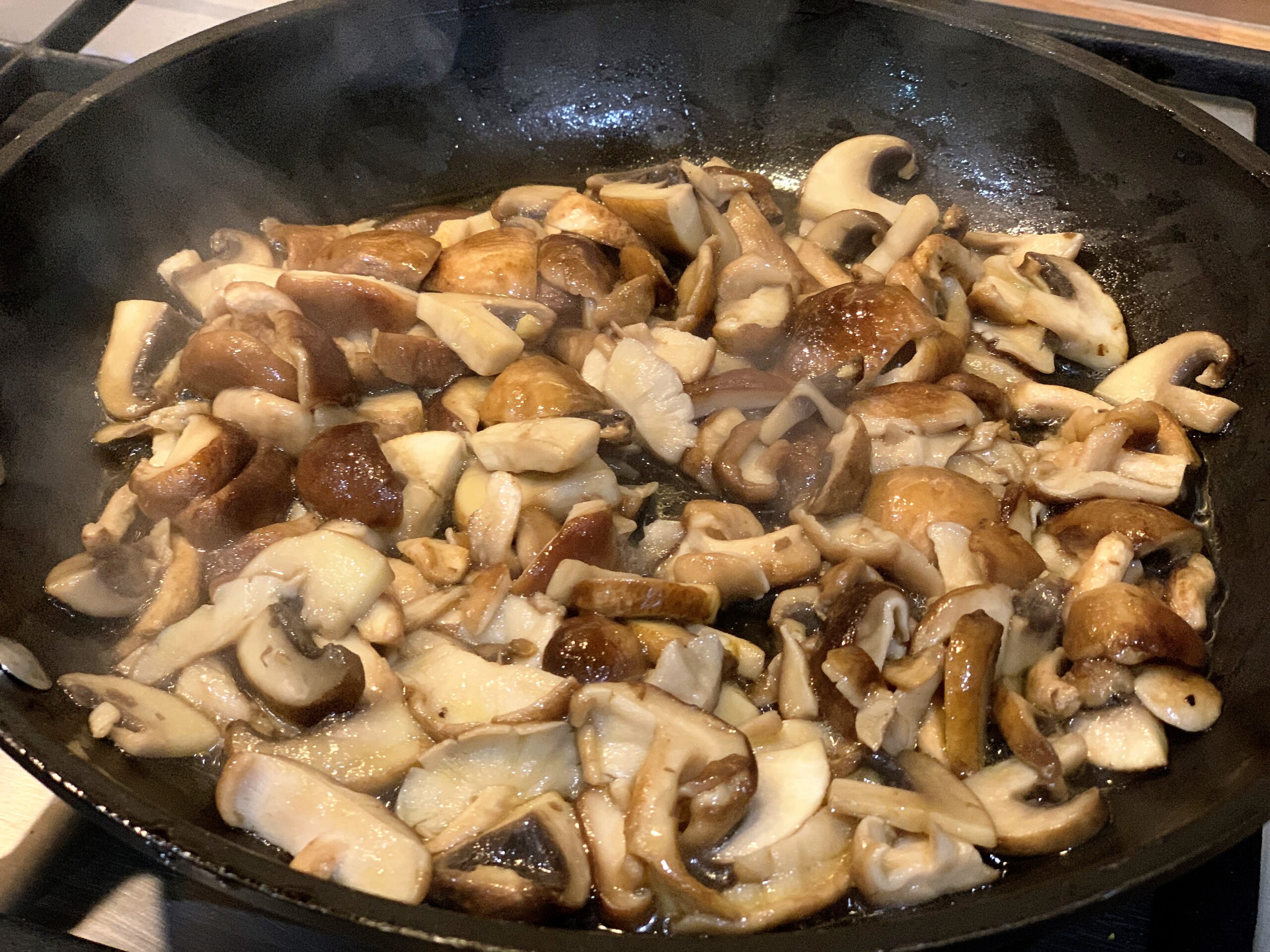 Mushroom Risotto with Parmesan Crisp Recipe (Risotto ai Funghi)