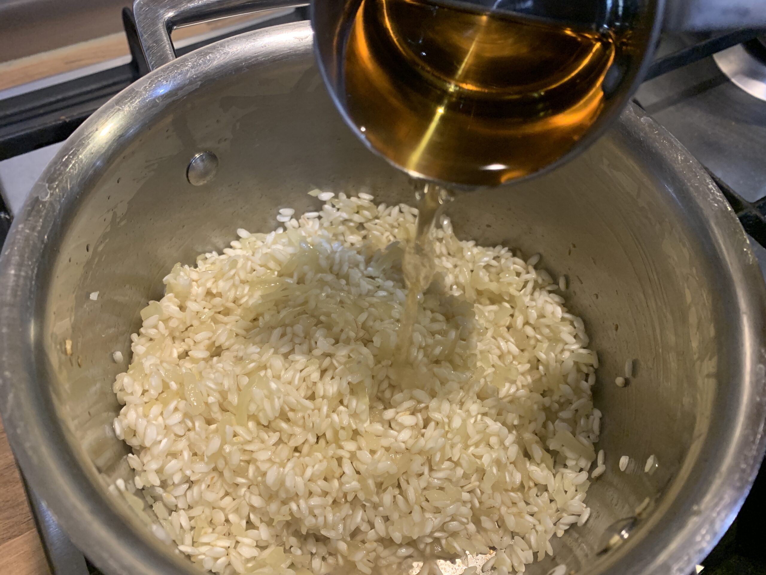 Mushroom Risotto with Parmesan Crisp Recipe (Risotto ai Funghi)