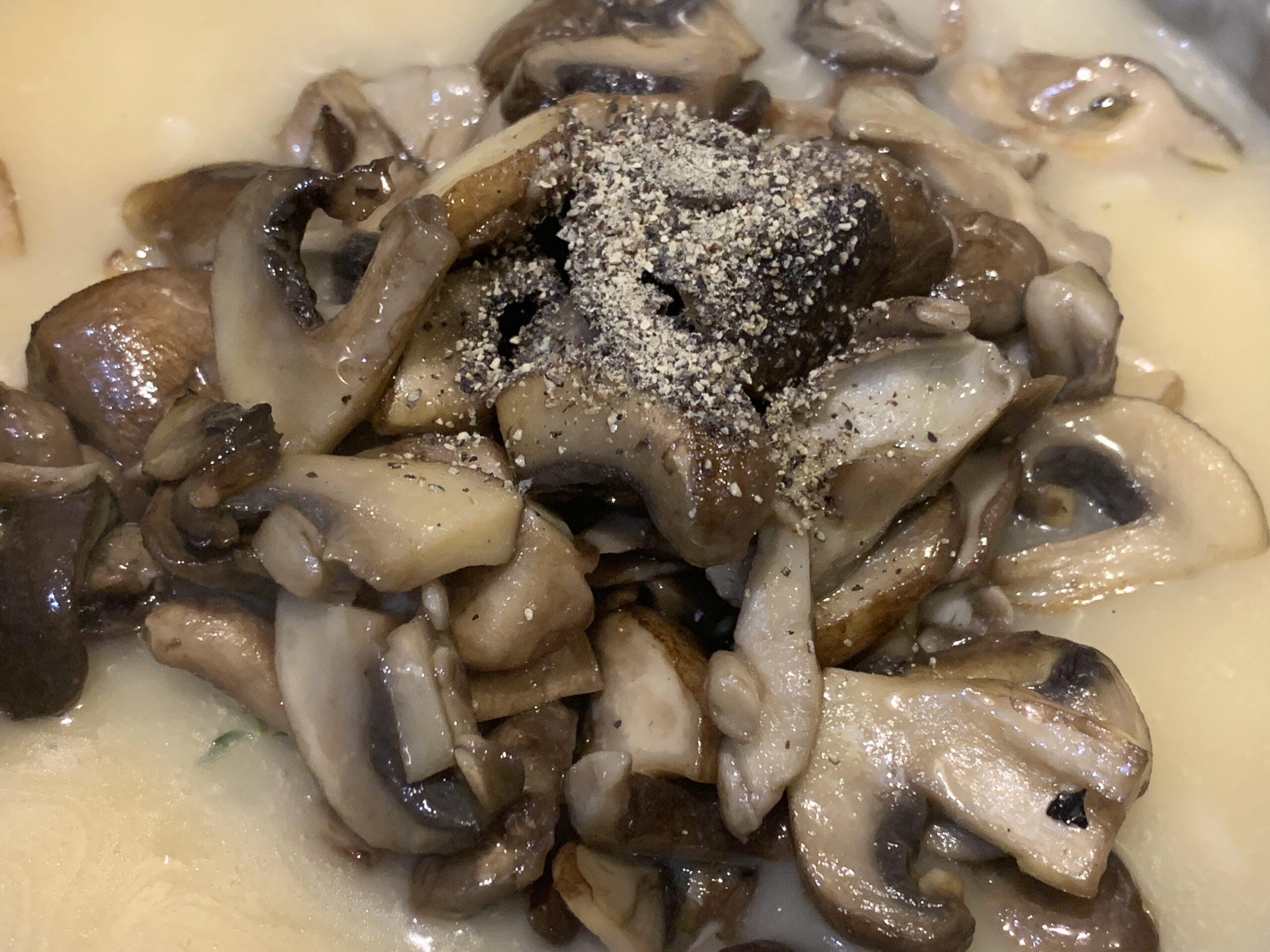 Mushroom Risotto with Parmesan Crisp Recipe (Risotto ai Funghi)