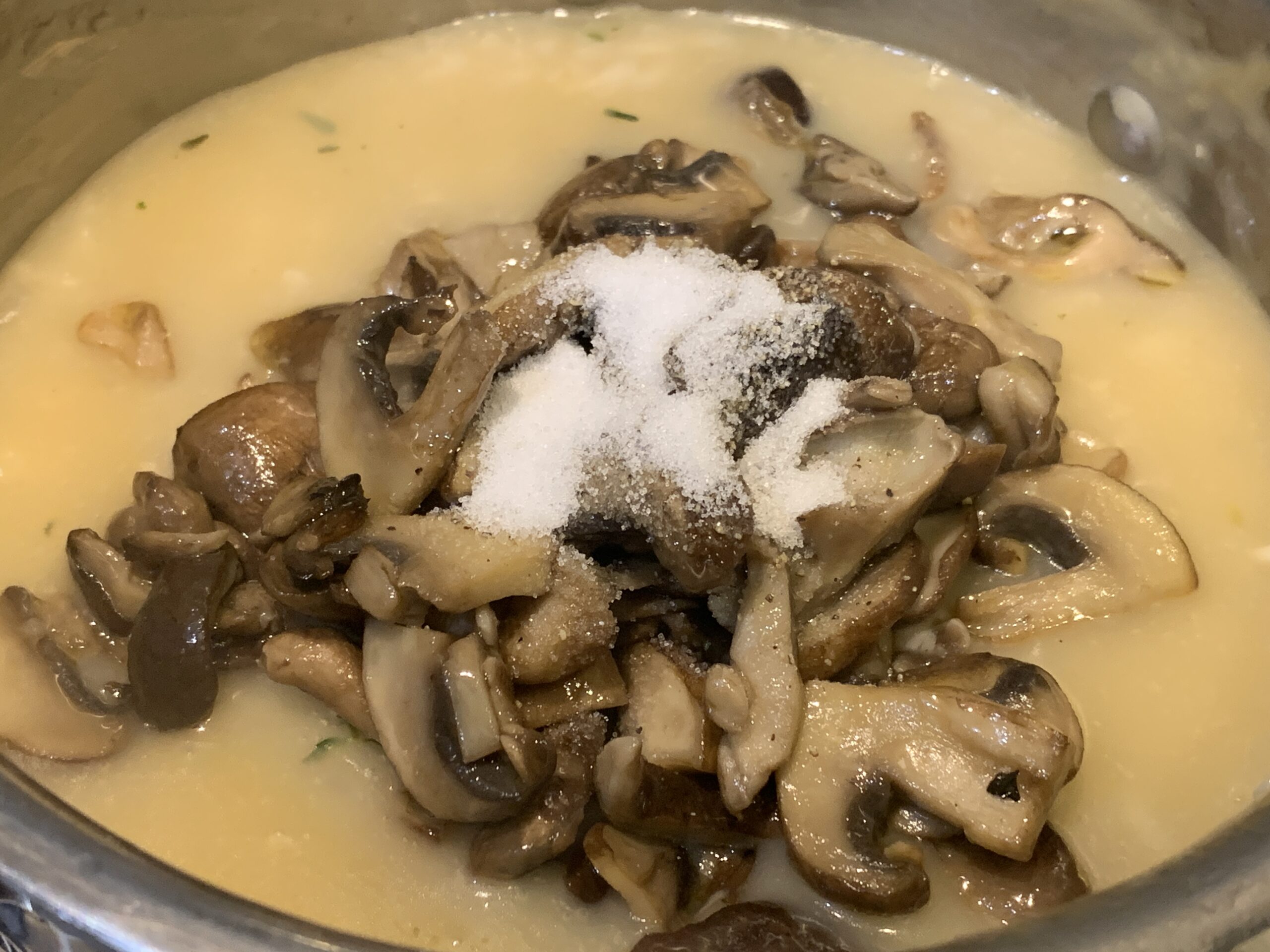 Mushroom Risotto with Parmesan Crisp Recipe (Risotto ai Funghi)