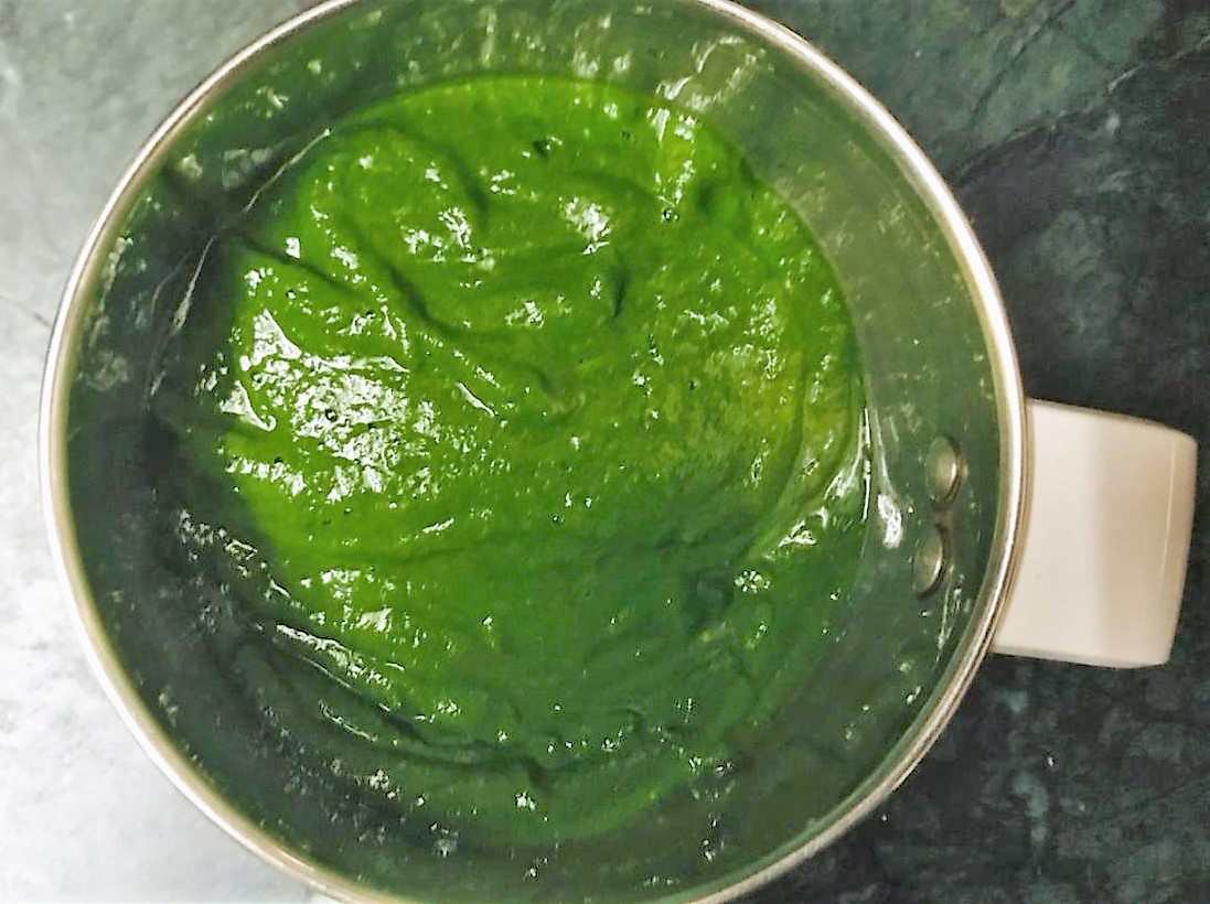 Bird’s Nest in Spinach Gravy Recipe