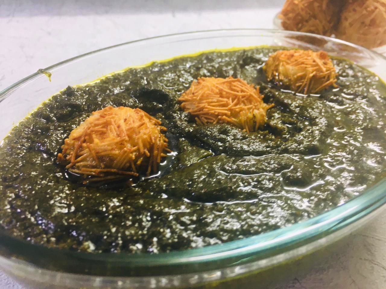 Bird’s Nest in Spinach Gravy Recipe