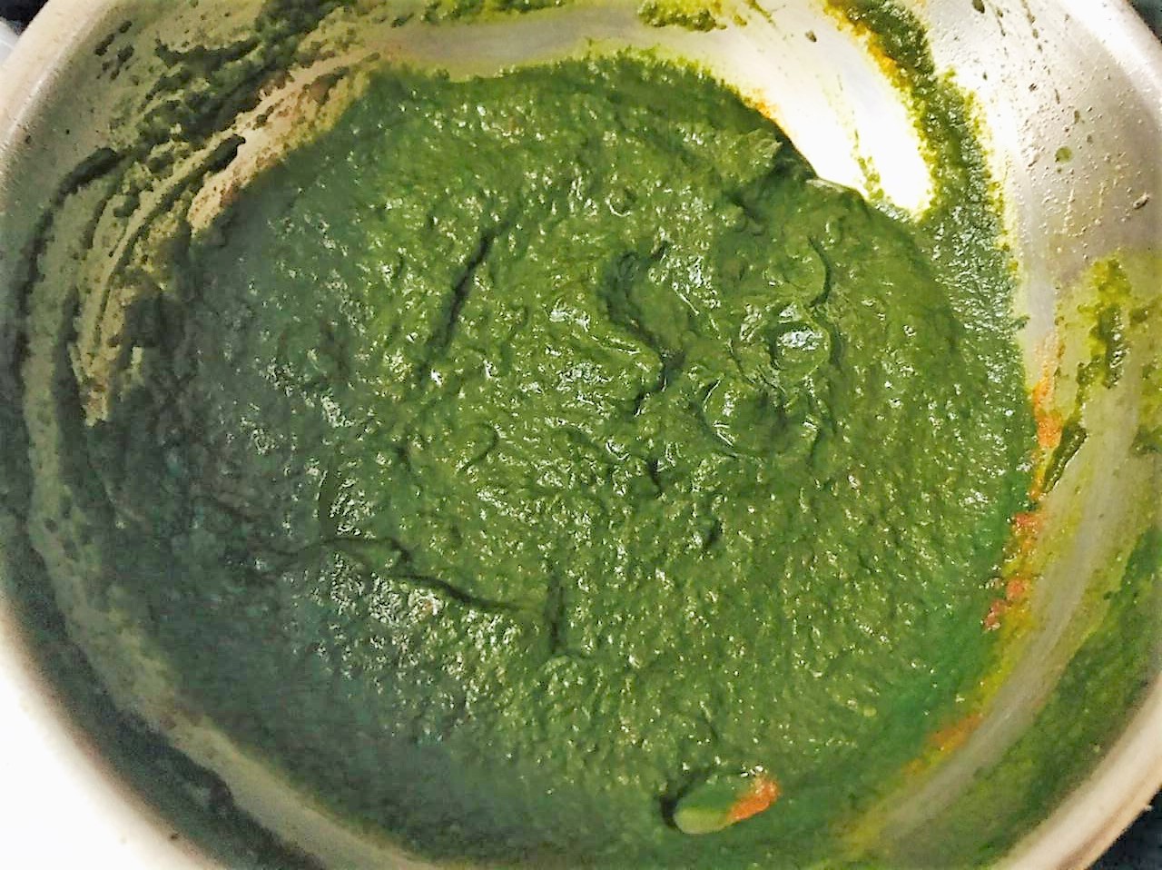 Bird’s Nest in Spinach Gravy Recipe