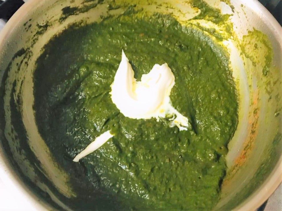 Bird’s Nest in Spinach Gravy Recipe
