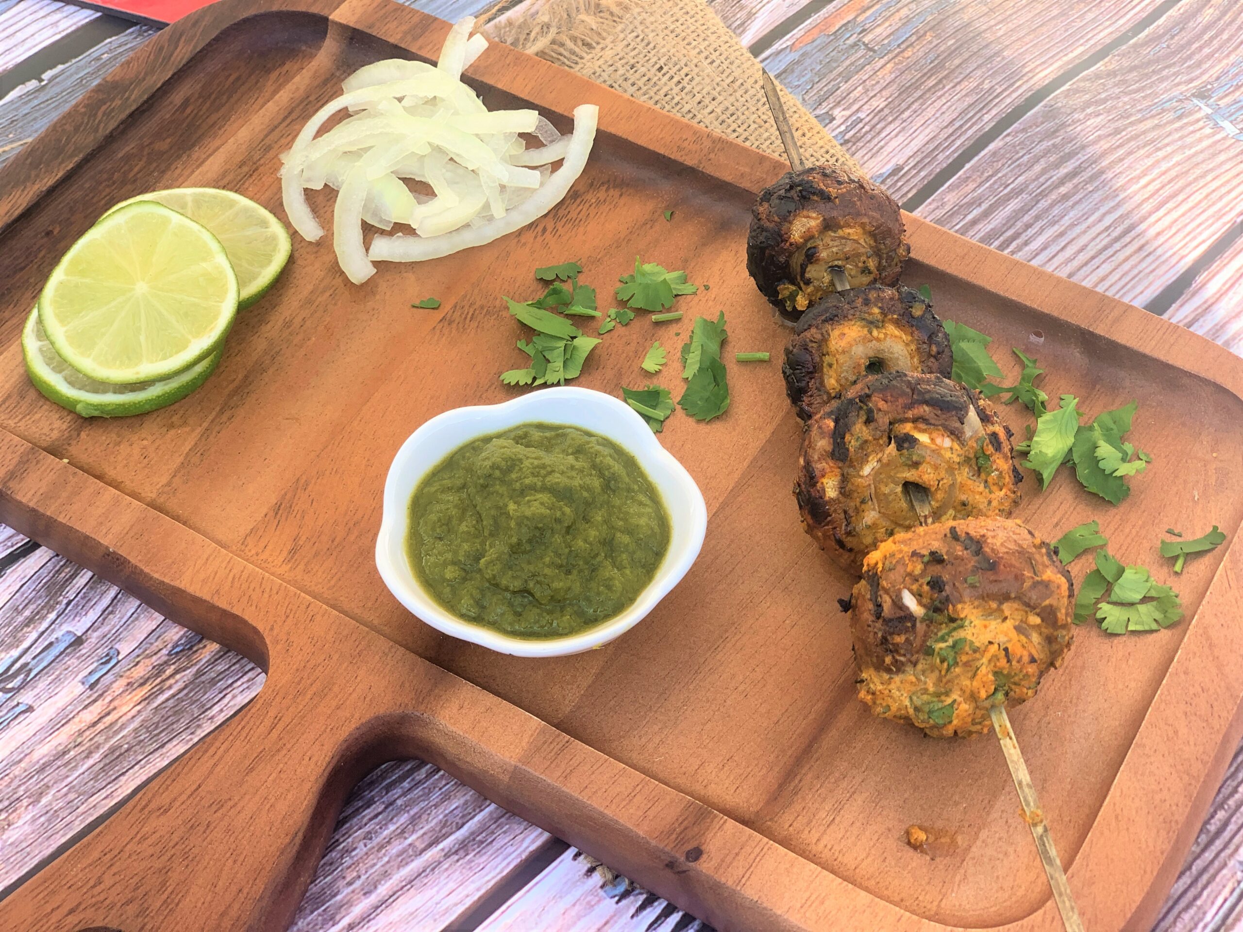 Tandoori Mushroom Tikka Recipe