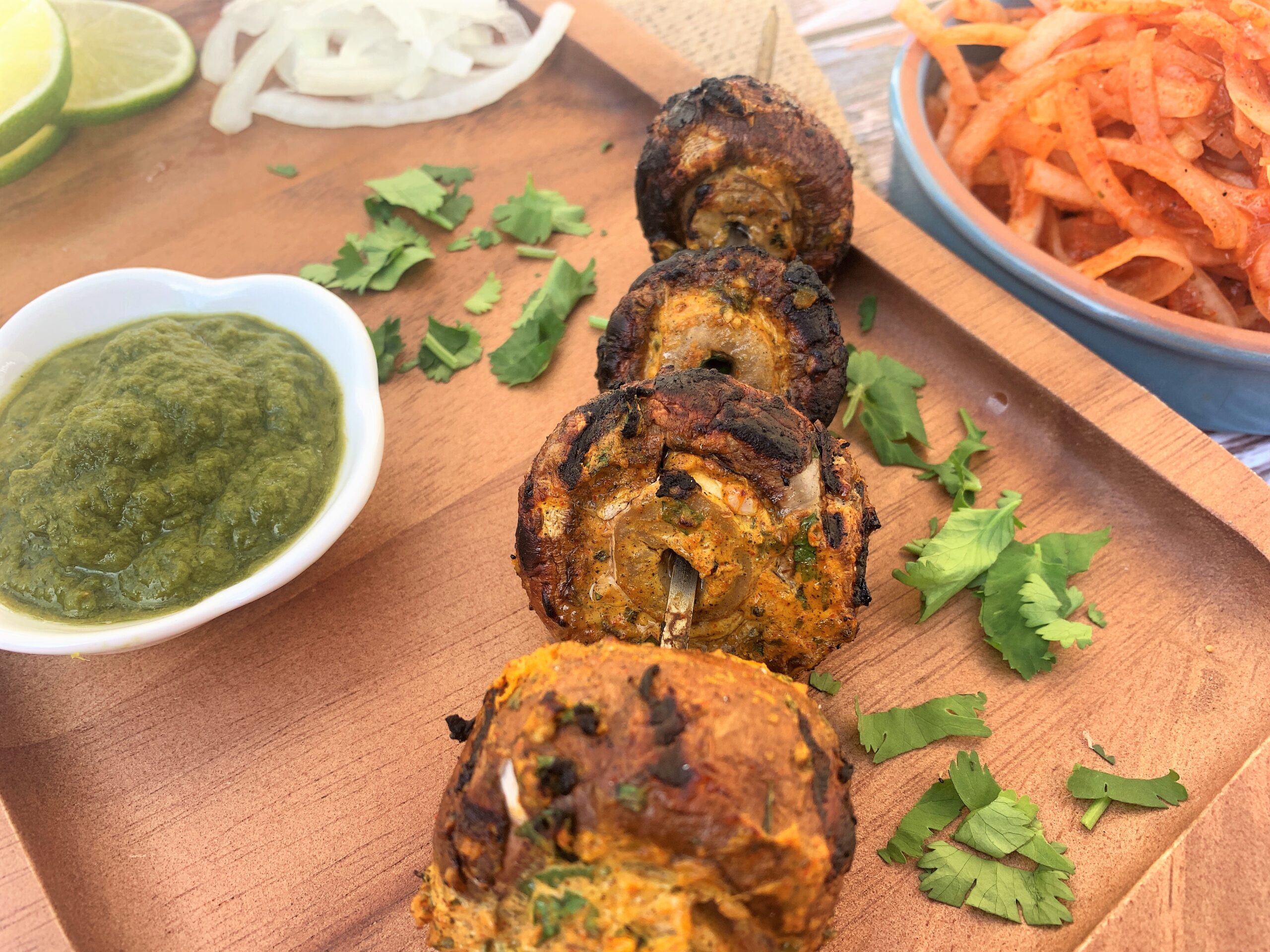 Tandoori Mushroom Tikka Recipe