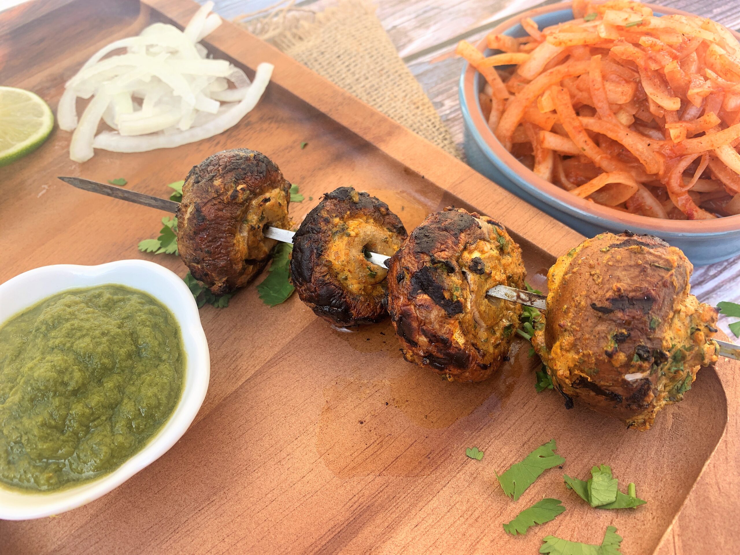 Tandoori Mushroom Tikka Recipe