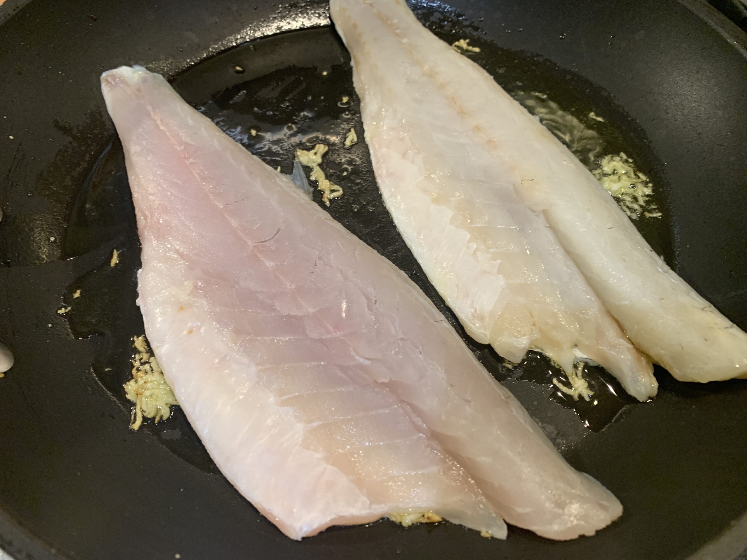 Pan-Fried Sea Bass in a Lemon Caper Sauce Recipe