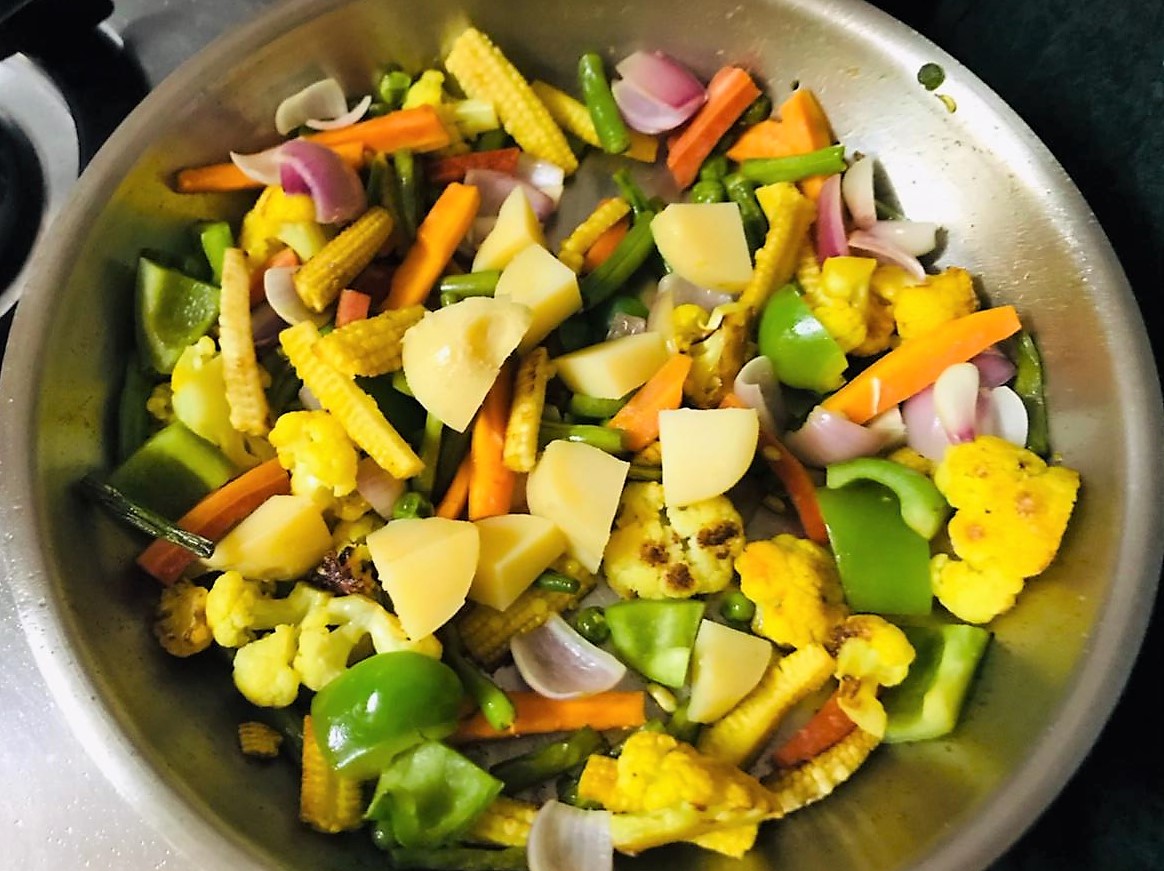 Vegetable Kadai Recipe