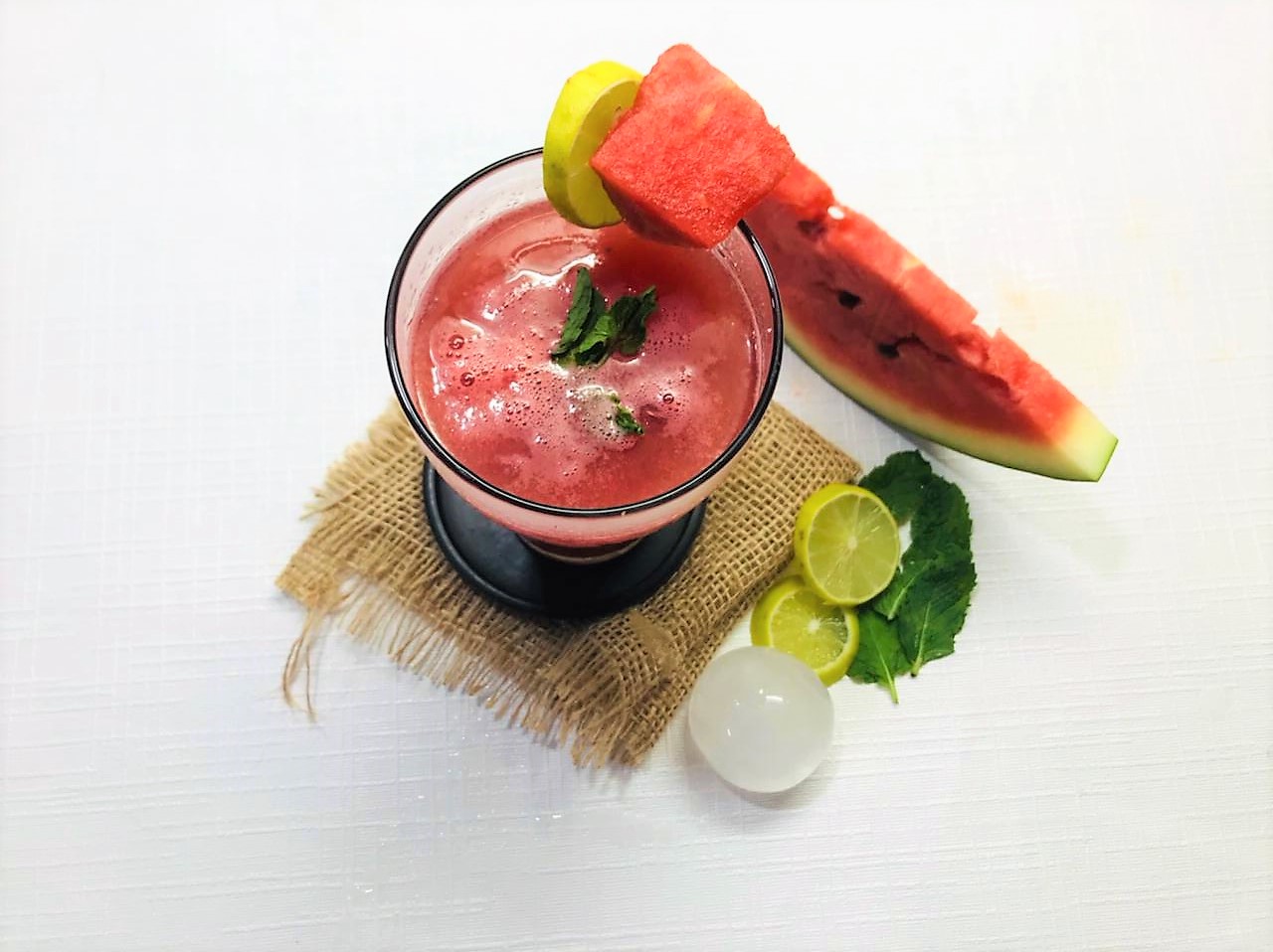 Watermelon Mint Cooler Recipe